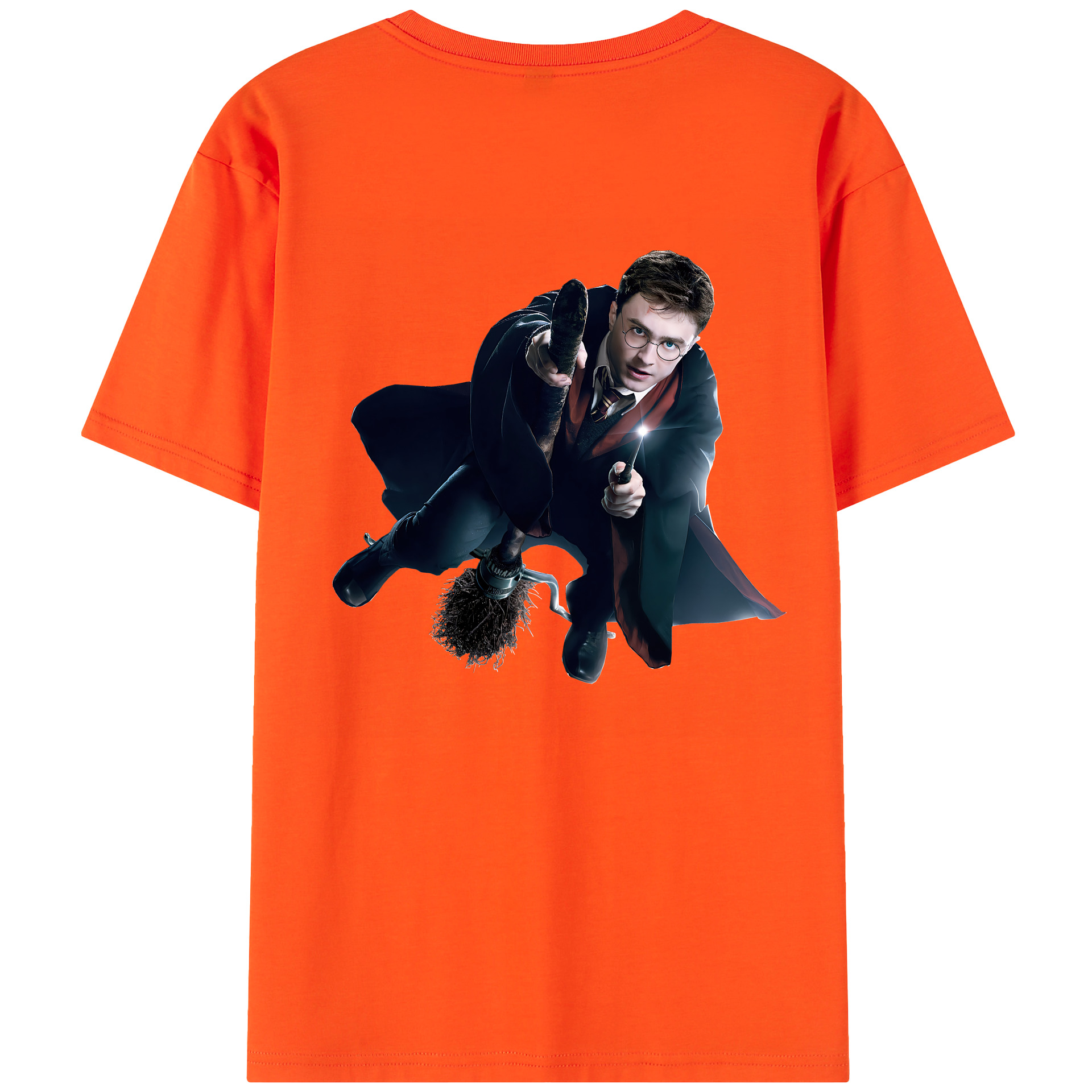 （画像用） Harry Potter ハリー・ポッターシリーズ 綿100％半袖Tシャツ（背面プリント）