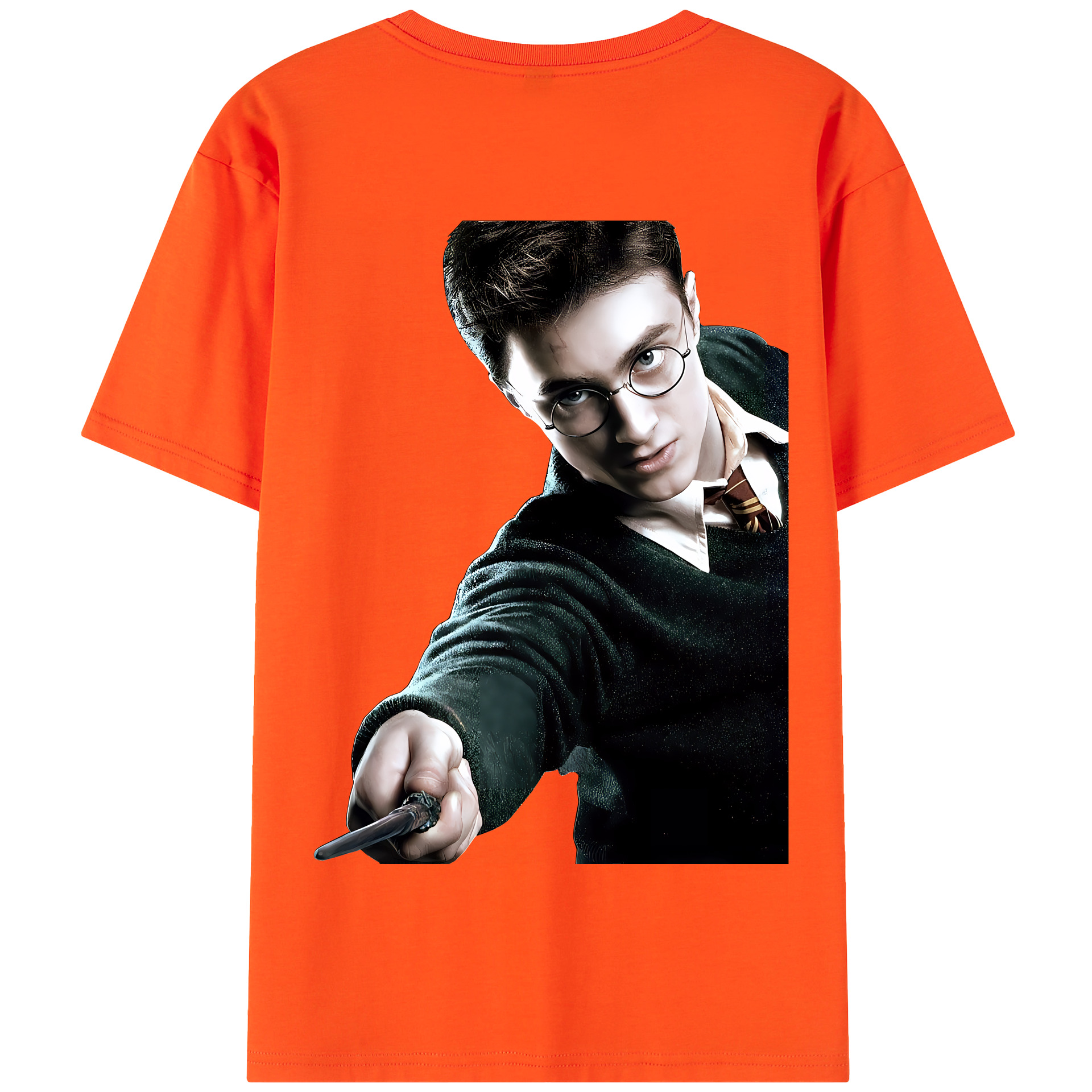 （画像用） Harry Potter ハリー・ポッターシリーズ 綿100％半袖Tシャツ（背面プリント）