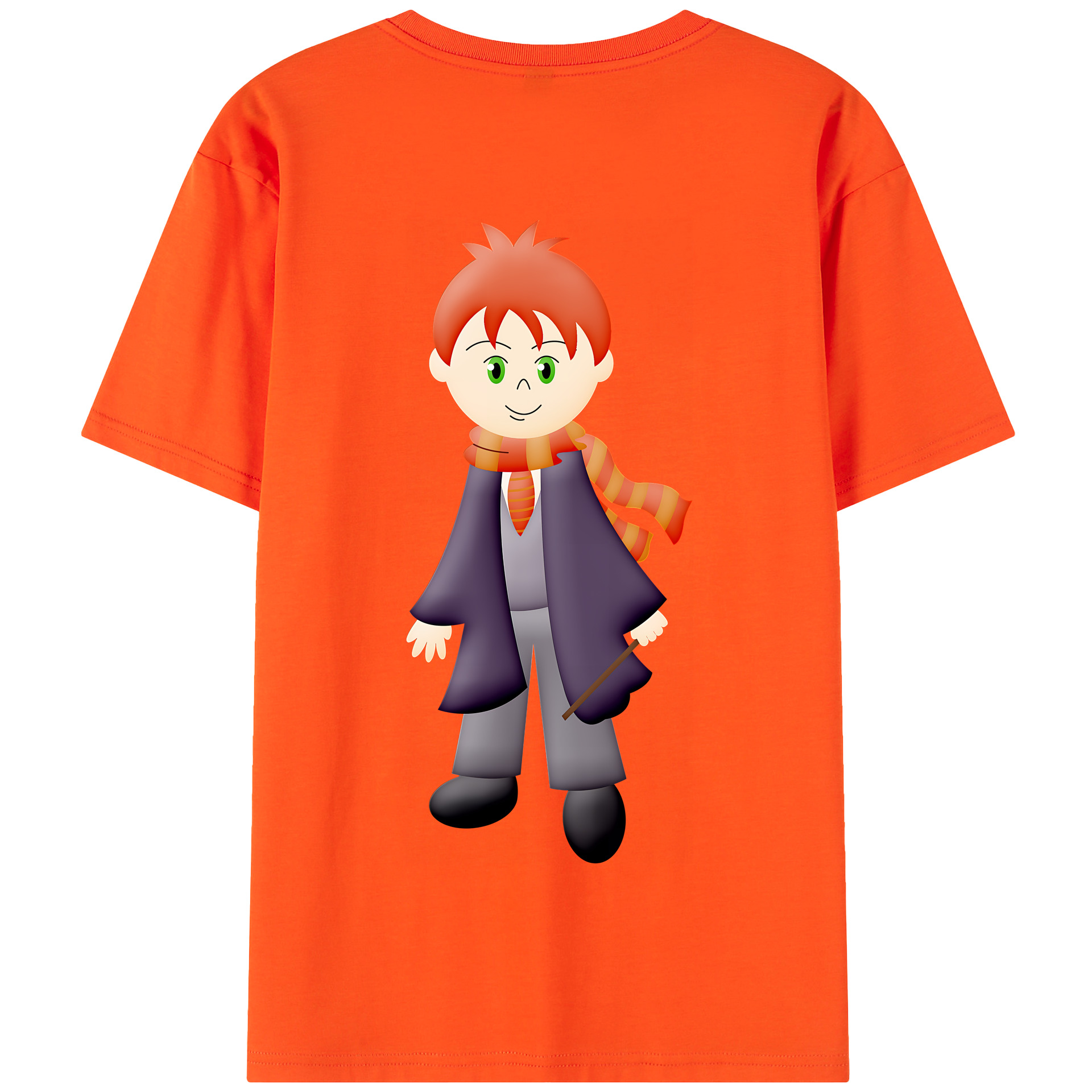 （画像用） Harry Potter ハリー・ポッターシリーズ 綿100％半袖Tシャツ（背面プリント）