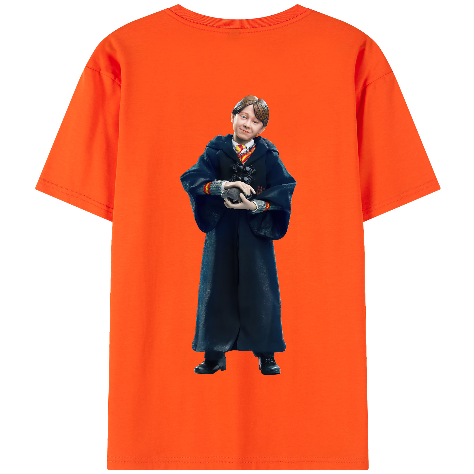 （画像用） Harry Potter ハリー・ポッターシリーズ 綿100％半袖Tシャツ（背面プリント）