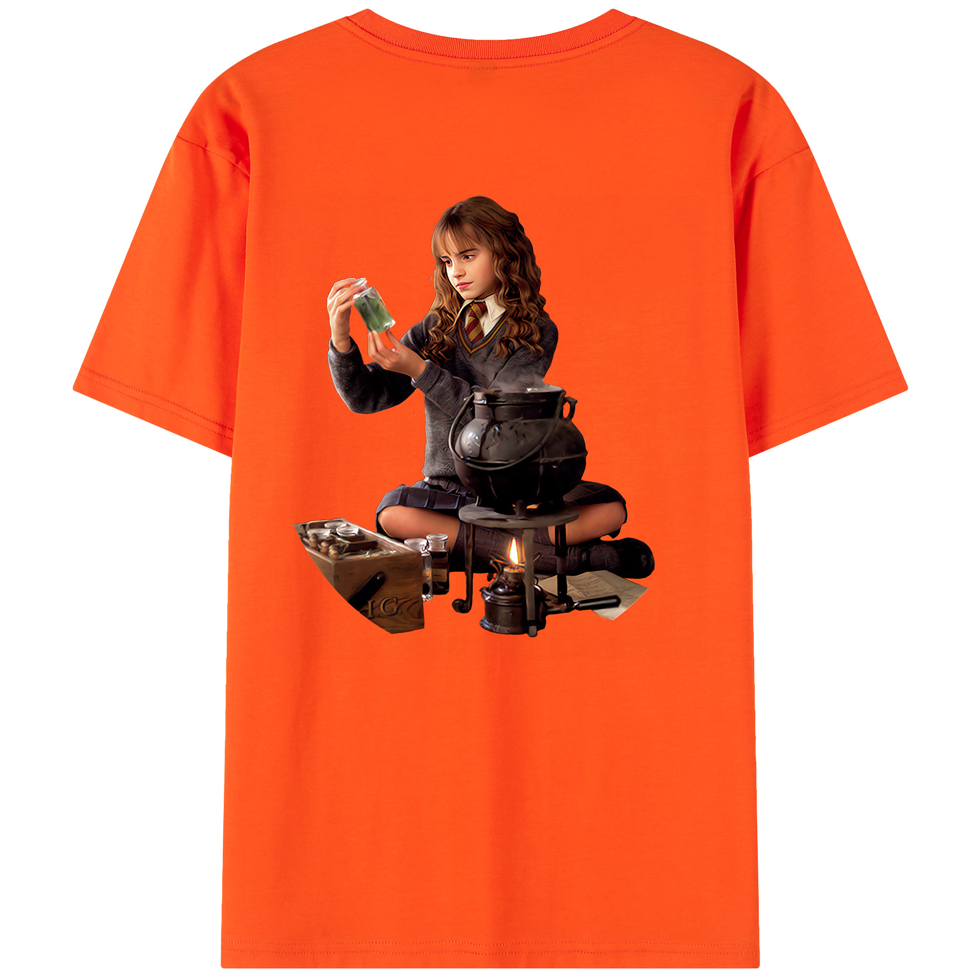 （画像用） Harry Potter ハリー・ポッターシリーズ 綿100％半袖Tシャツ（背面プリント）