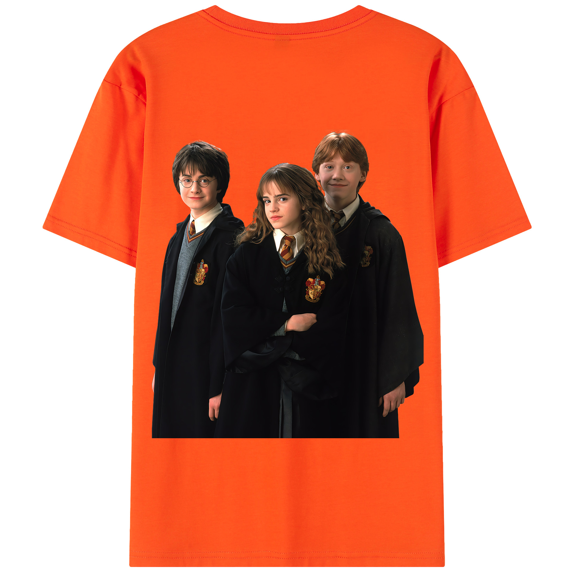 （画像用） Harry Potter ハリー・ポッターシリーズ 綿100％半袖Tシャツ（背面プリント）