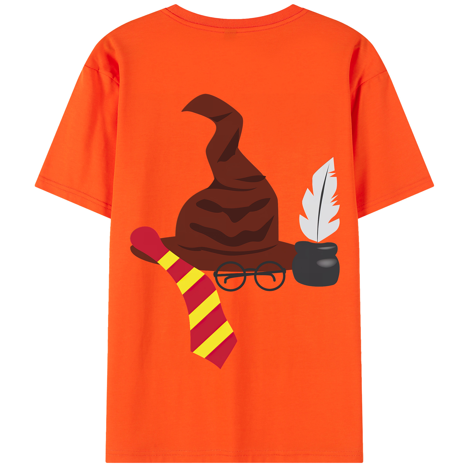 （画像用） Harry Potter ハリー・ポッターシリーズ 綿100％半袖Tシャツ（背面プリント）
