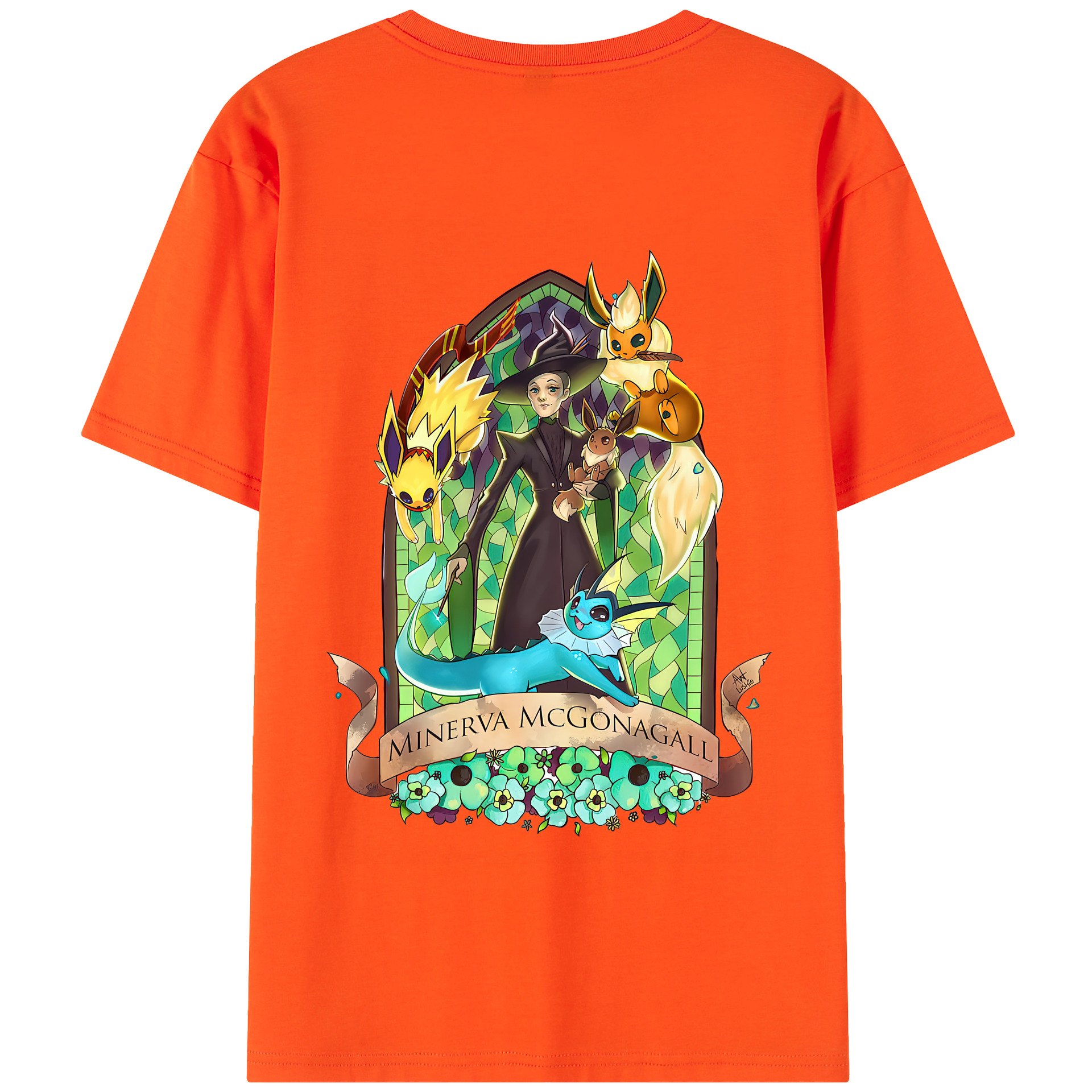 （画像用） Harry Potter ハリー・ポッターシリーズ 綿100％半袖Tシャツ（背面プリント）