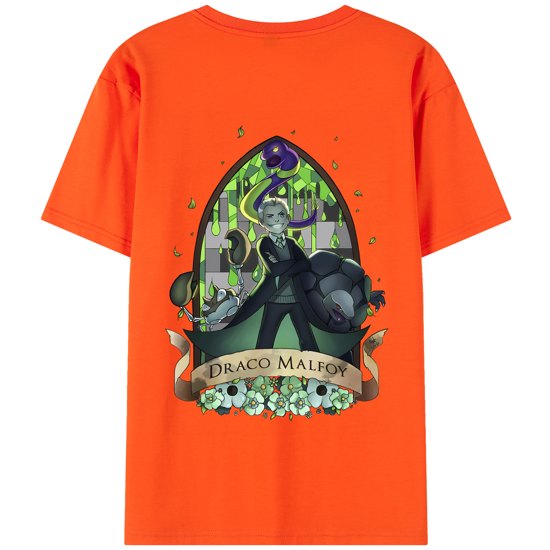 （画像用） Harry Potter ハリー・ポッターシリーズ 綿100％半袖Tシャツ（背面プリント）