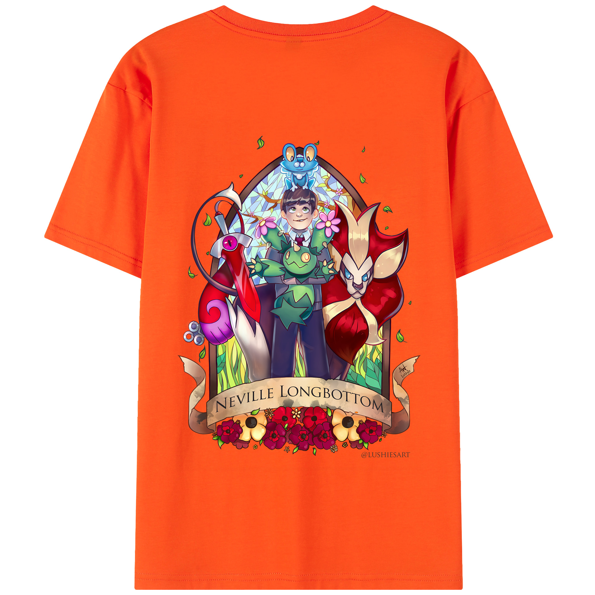 （画像用） Harry Potter ハリー・ポッターシリーズ 綿100％半袖Tシャツ（背面プリント）