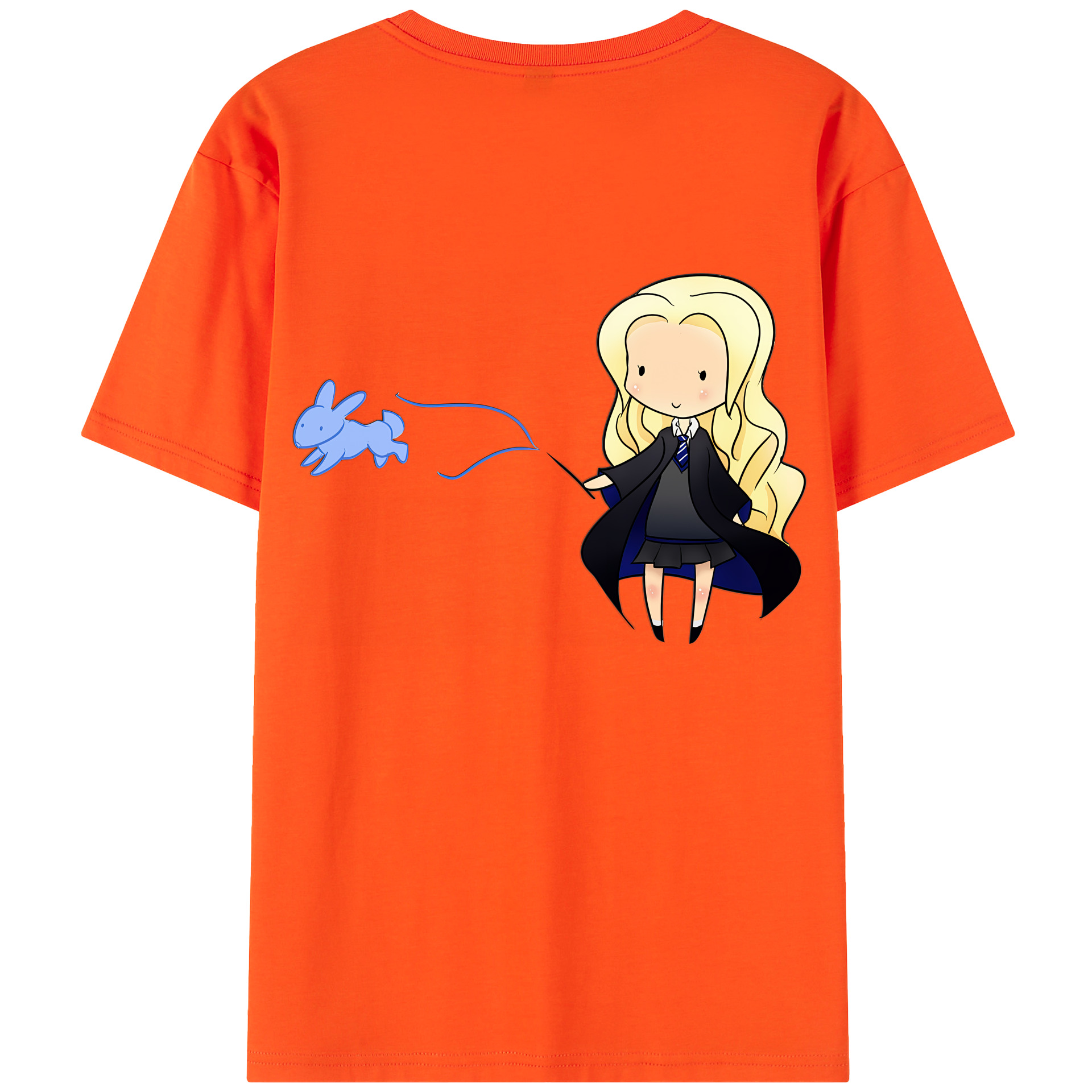 （画像用） Harry Potter ハリー・ポッターシリーズ 綿100％半袖Tシャツ（背面プリント）