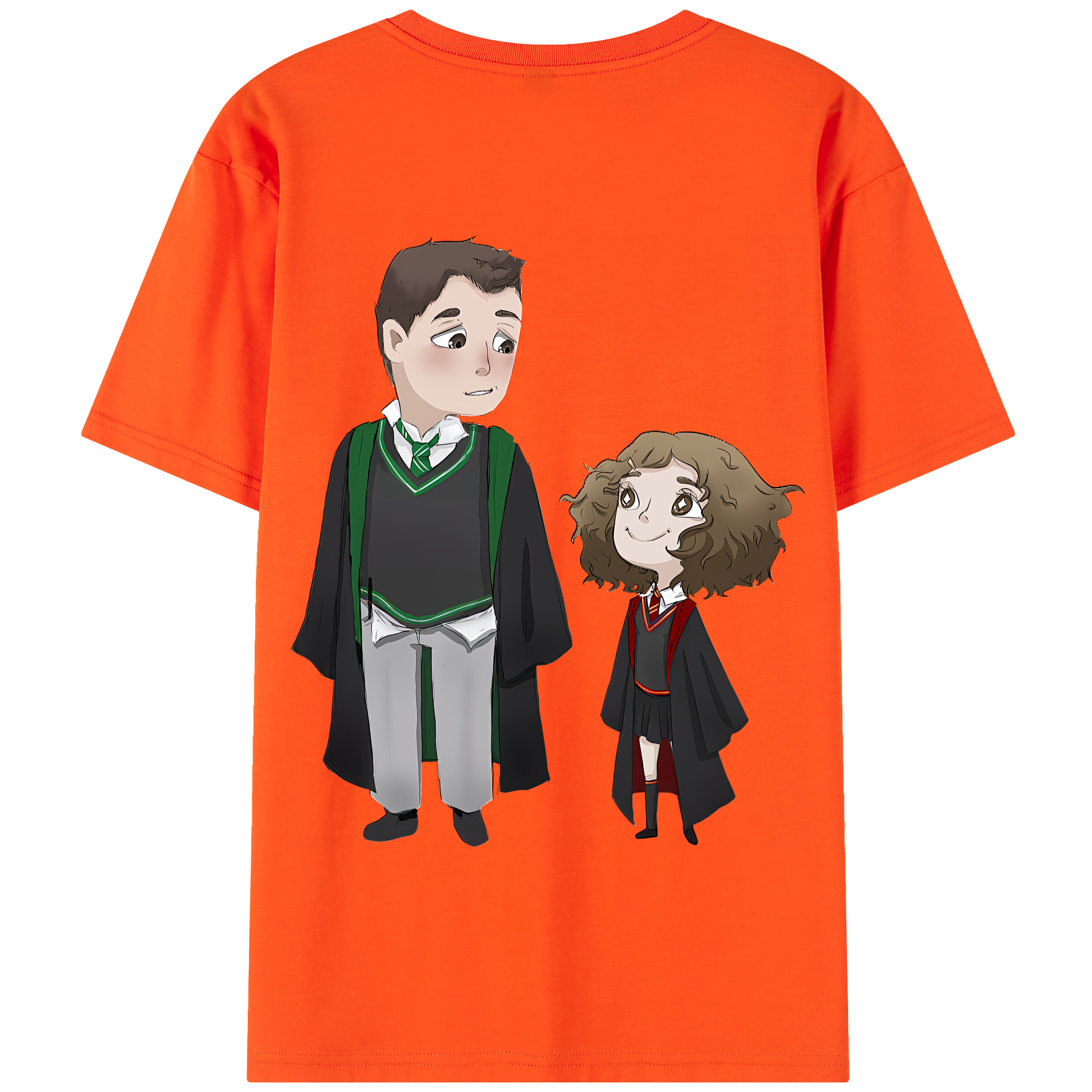 （画像用） Harry Potter ハリー・ポッターシリーズ 綿100％半袖Tシャツ（背面プリント）