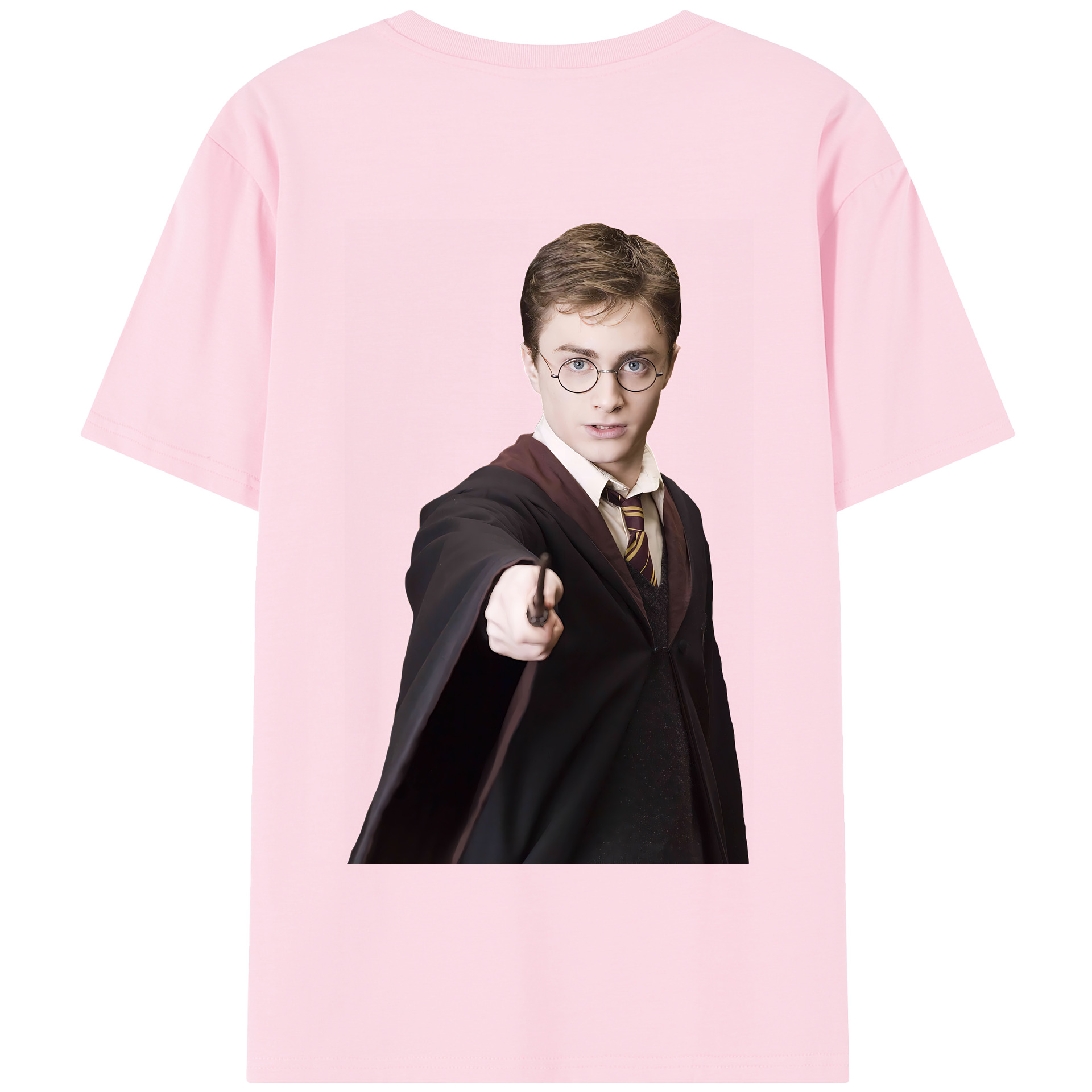 （画像用） Harry Potter ハリー・ポッターシリーズ 綿100％半袖Tシャツ（背面プリント）