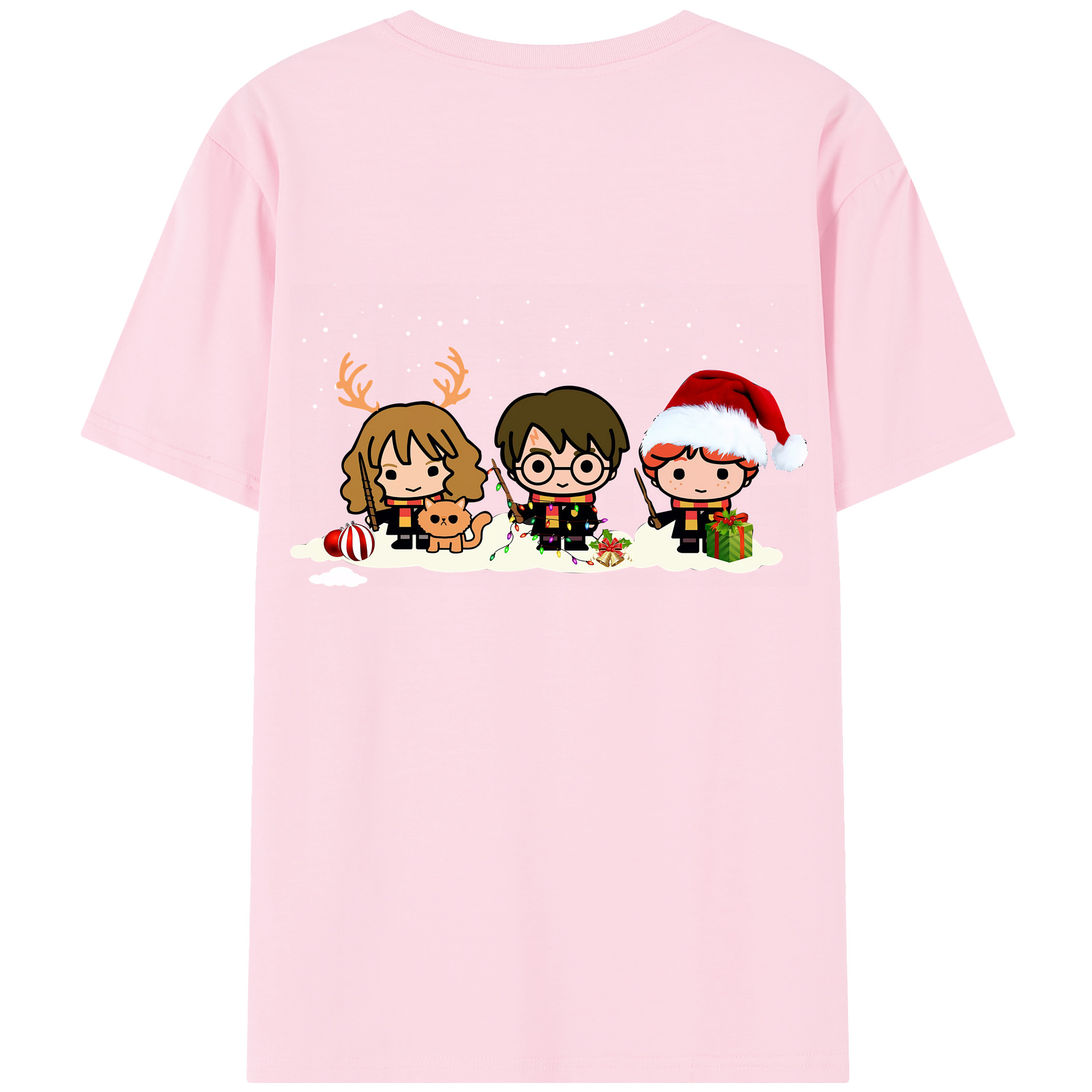 （画像用） Harry Potter ハリー・ポッターシリーズ 綿100％半袖Tシャツ（背面プリント）