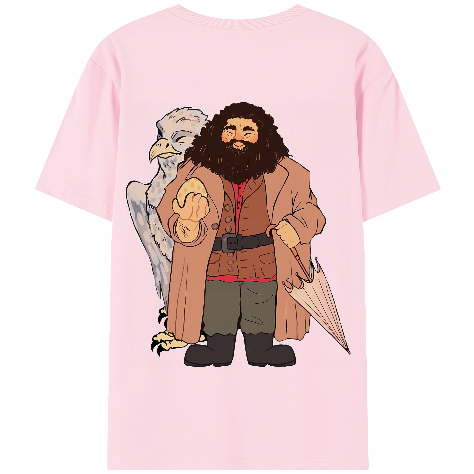 （画像用） Harry Potter ハリー・ポッターシリーズ 綿100％半袖Tシャツ（背面プリント）