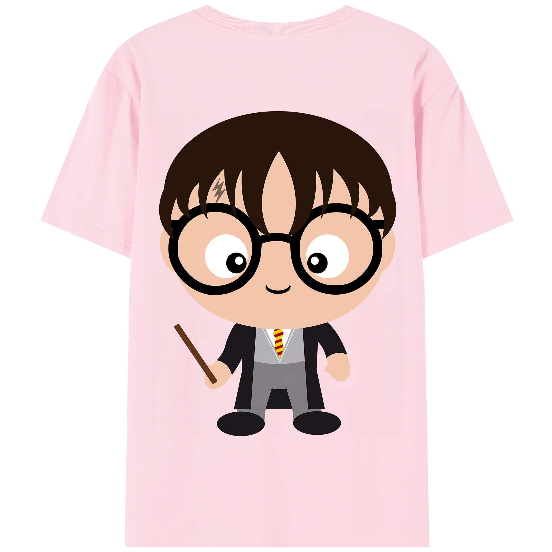 （画像用） Harry Potter ハリー・ポッターシリーズ 綿100％半袖Tシャツ（背面プリント）