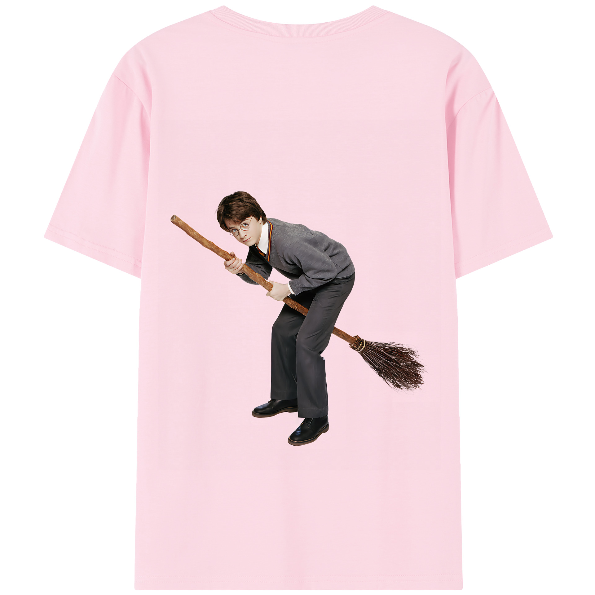 （画像用） Harry Potter ハリー・ポッターシリーズ 綿100％半袖Tシャツ（背面プリント）