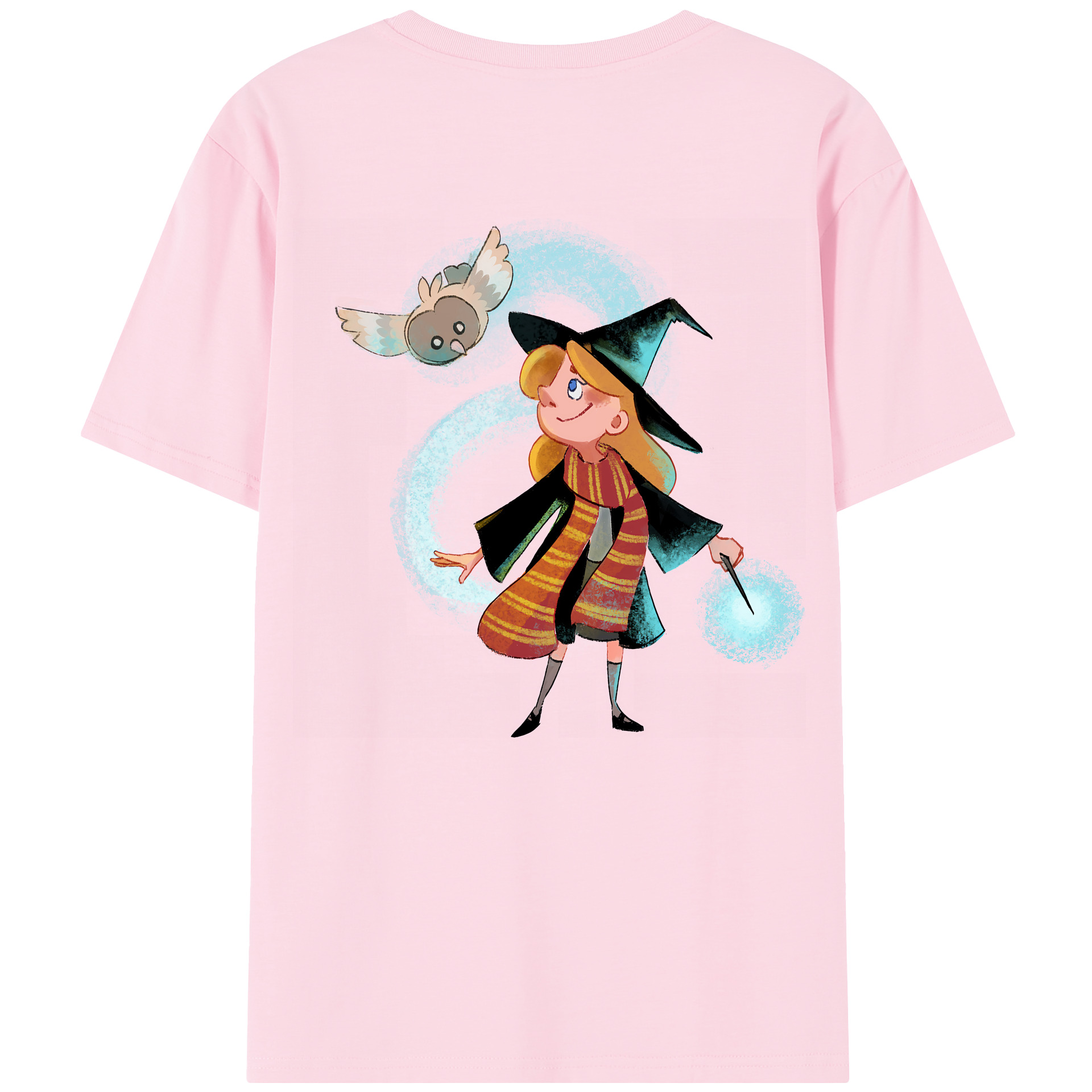 （画像用） Harry Potter ハリー・ポッターシリーズ 綿100％半袖Tシャツ（背面プリント）