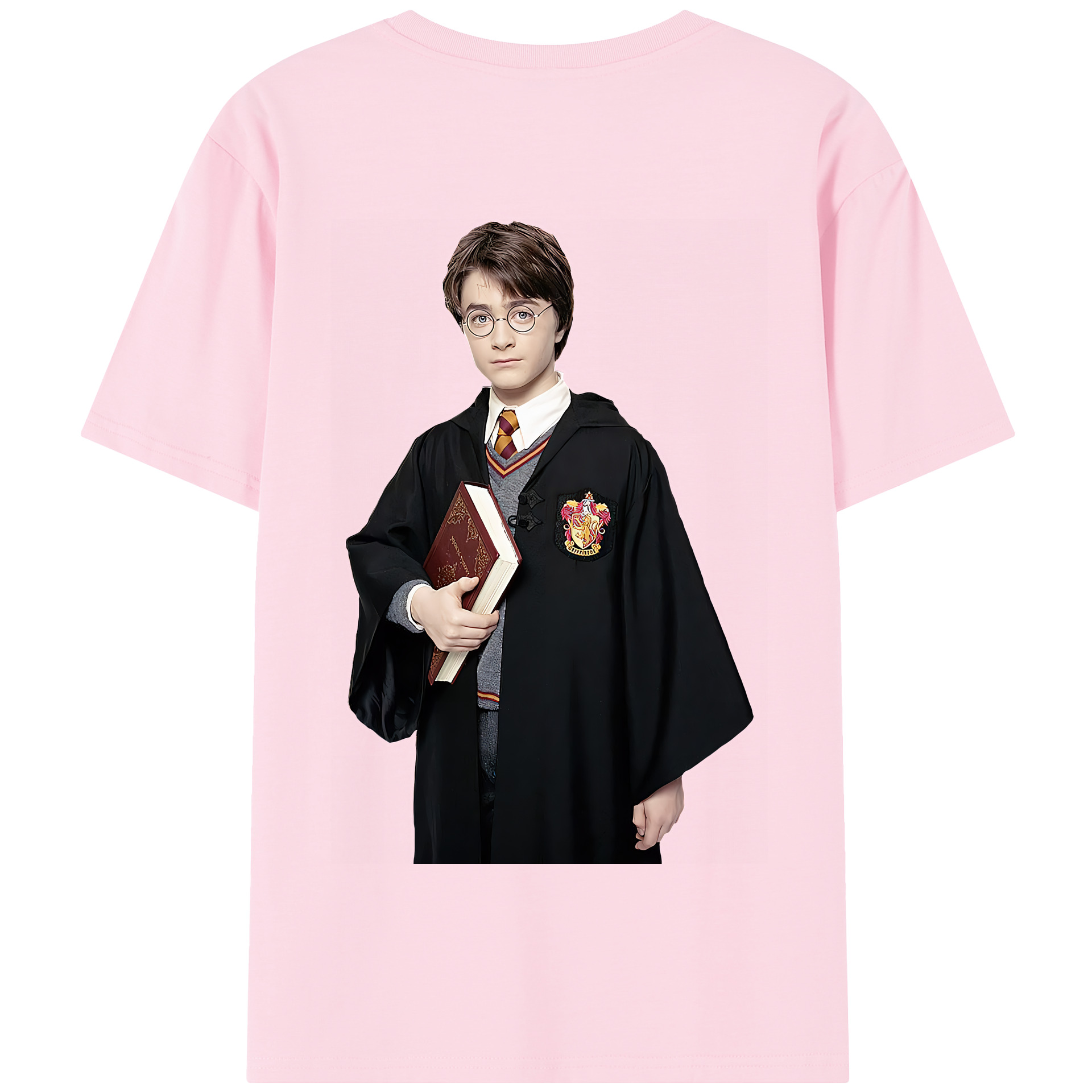 （画像用） Harry Potter ハリー・ポッターシリーズ 綿100％半袖Tシャツ（背面プリント）