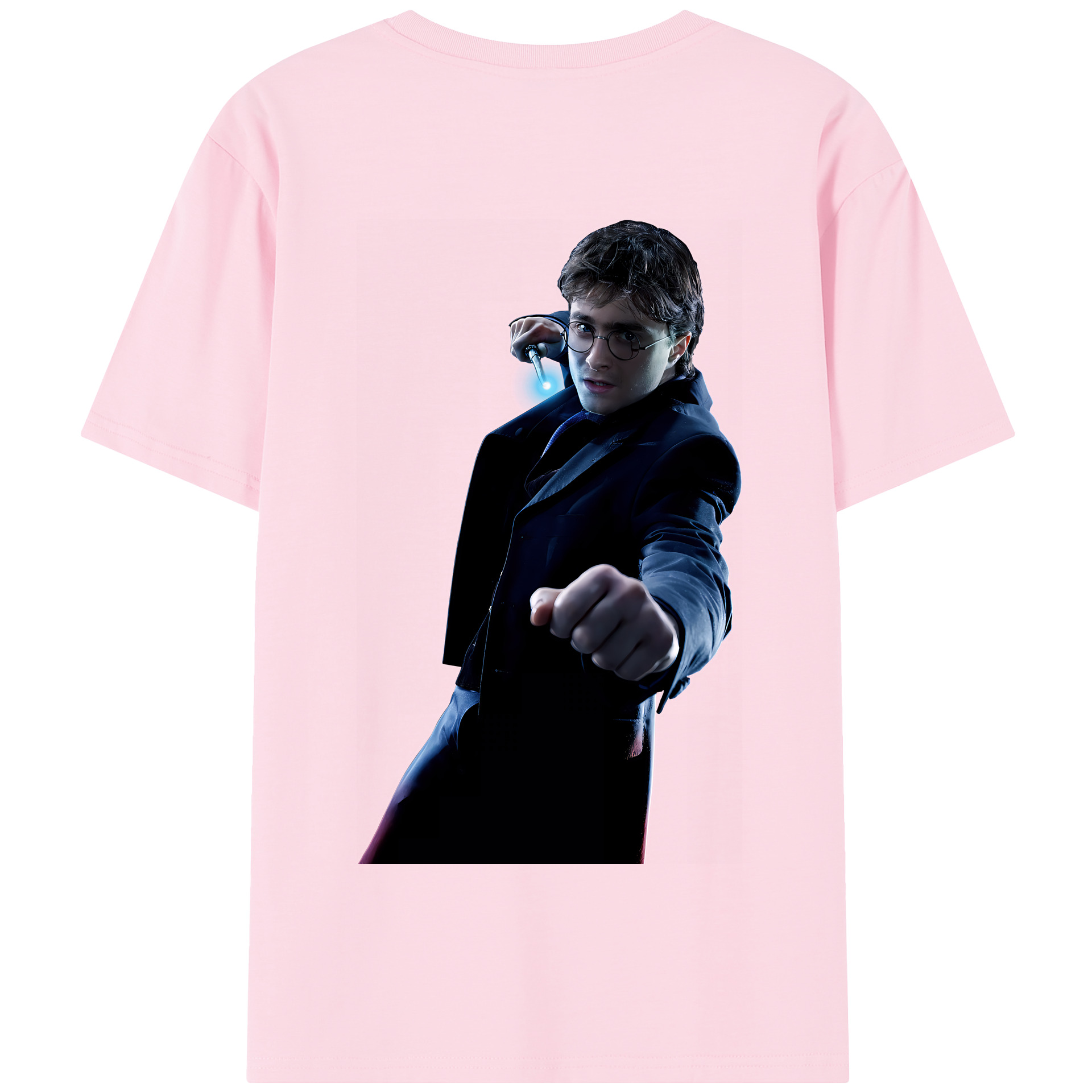 （画像用） Harry Potter ハリー・ポッターシリーズ 綿100％半袖Tシャツ（背面プリント）