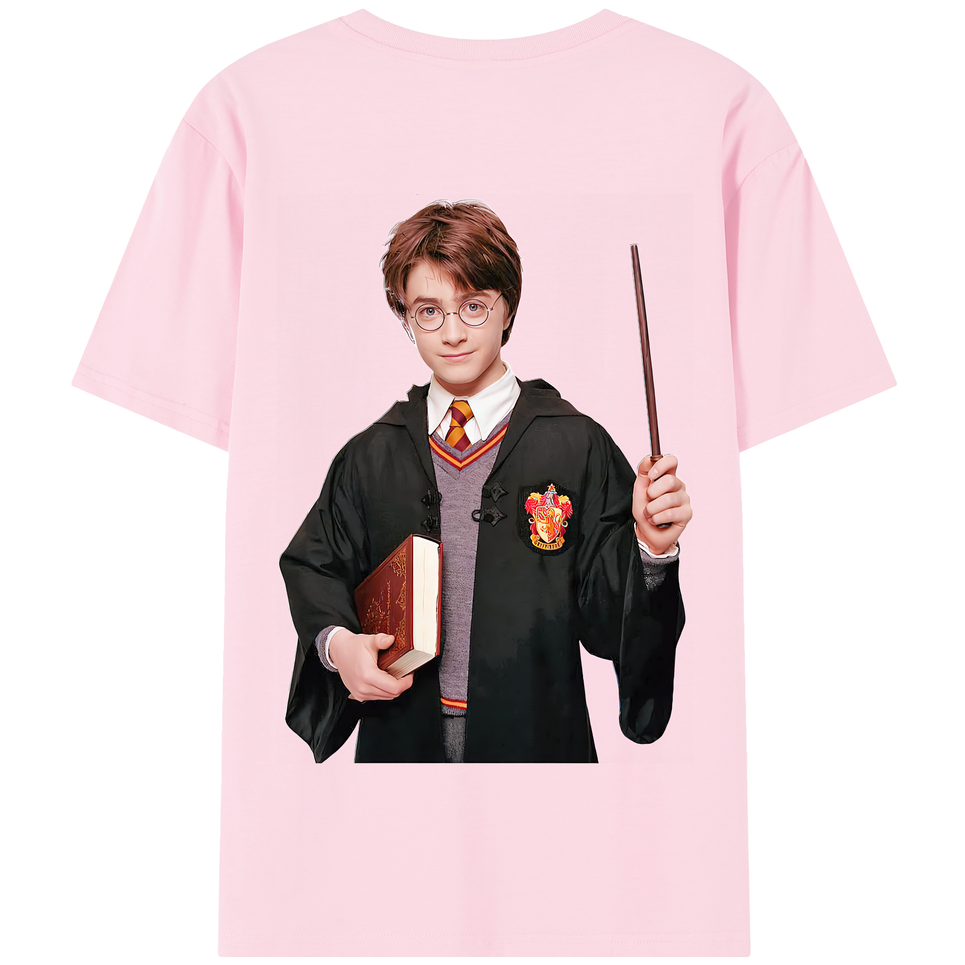 （画像用） Harry Potter ハリー・ポッターシリーズ 綿100％半袖Tシャツ（背面プリント）