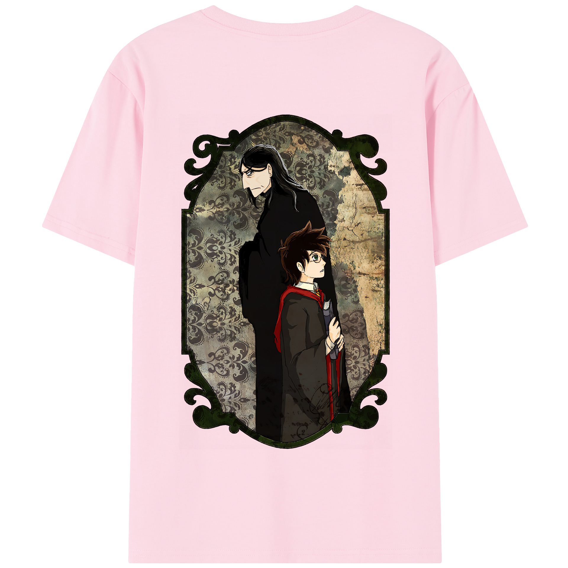 （画像用） Harry Potter ハリー・ポッターシリーズ 綿100％半袖Tシャツ（背面プリント）