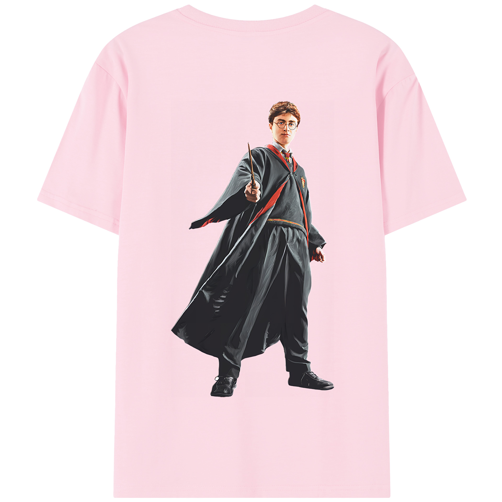 （画像用） Harry Potter ハリー・ポッターシリーズ 綿100％半袖Tシャツ（背面プリント）