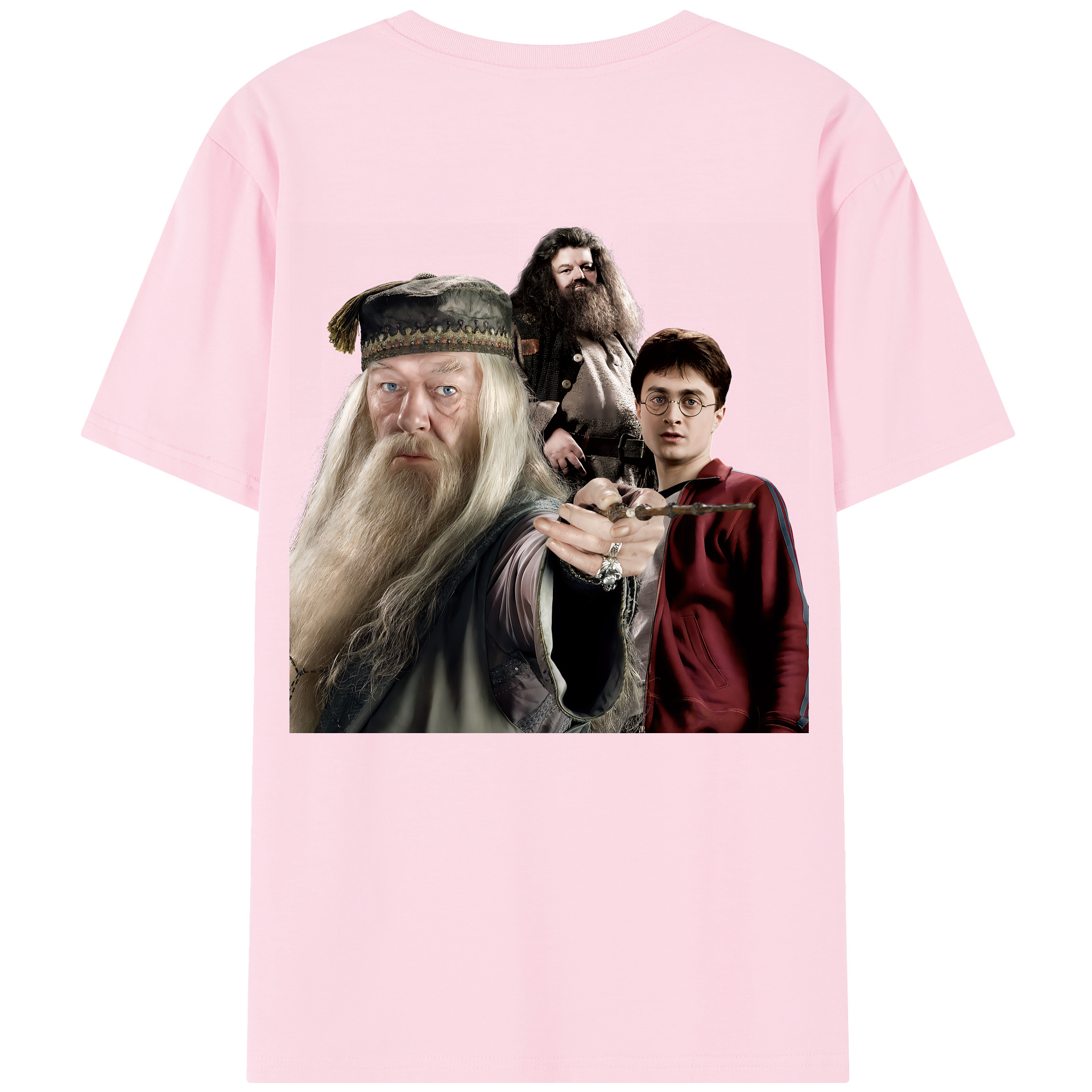 （画像用） Harry Potter ハリー・ポッターシリーズ 綿100％半袖Tシャツ（背面プリント）