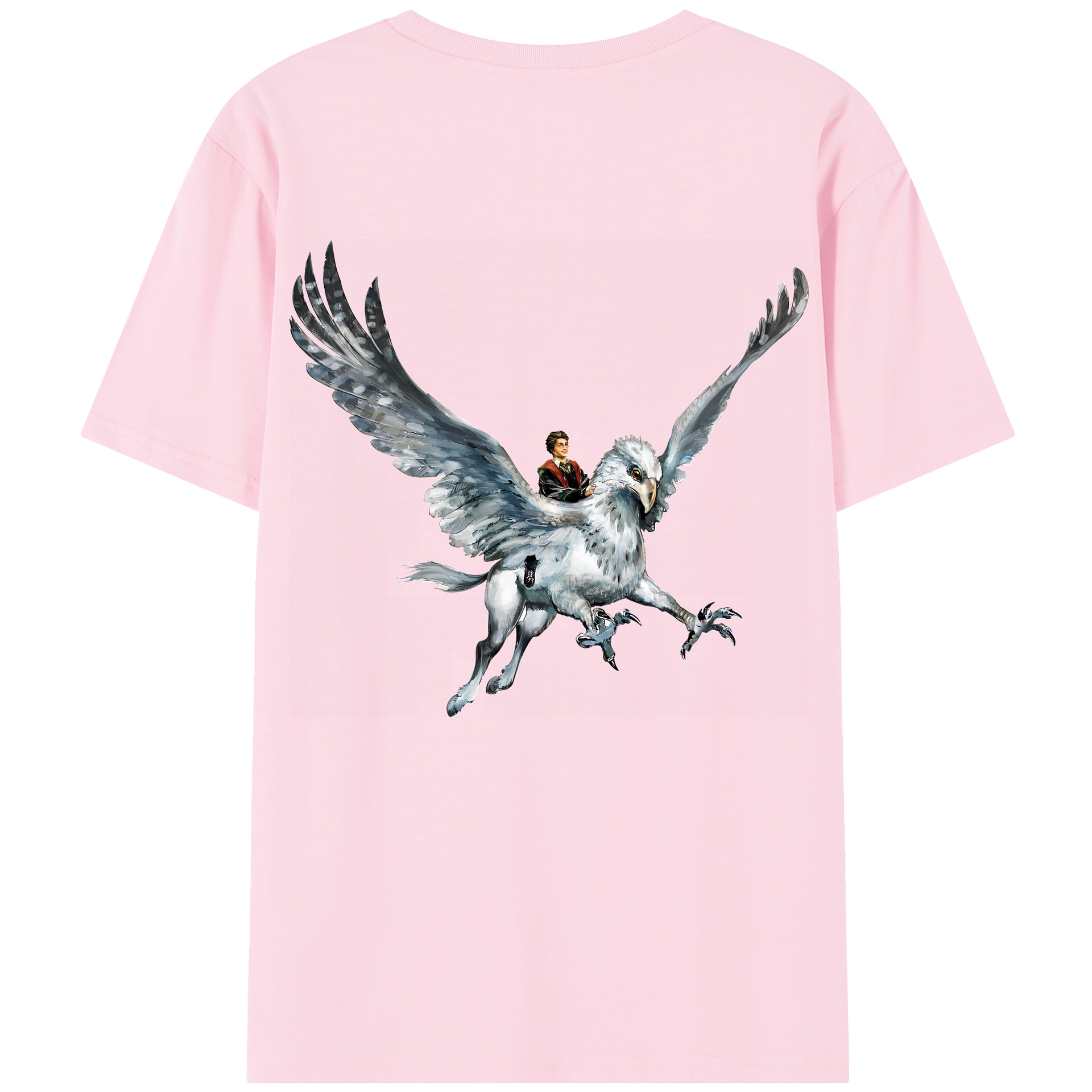 （画像用） Harry Potter ハリー・ポッターシリーズ 綿100％半袖Tシャツ（背面プリント）