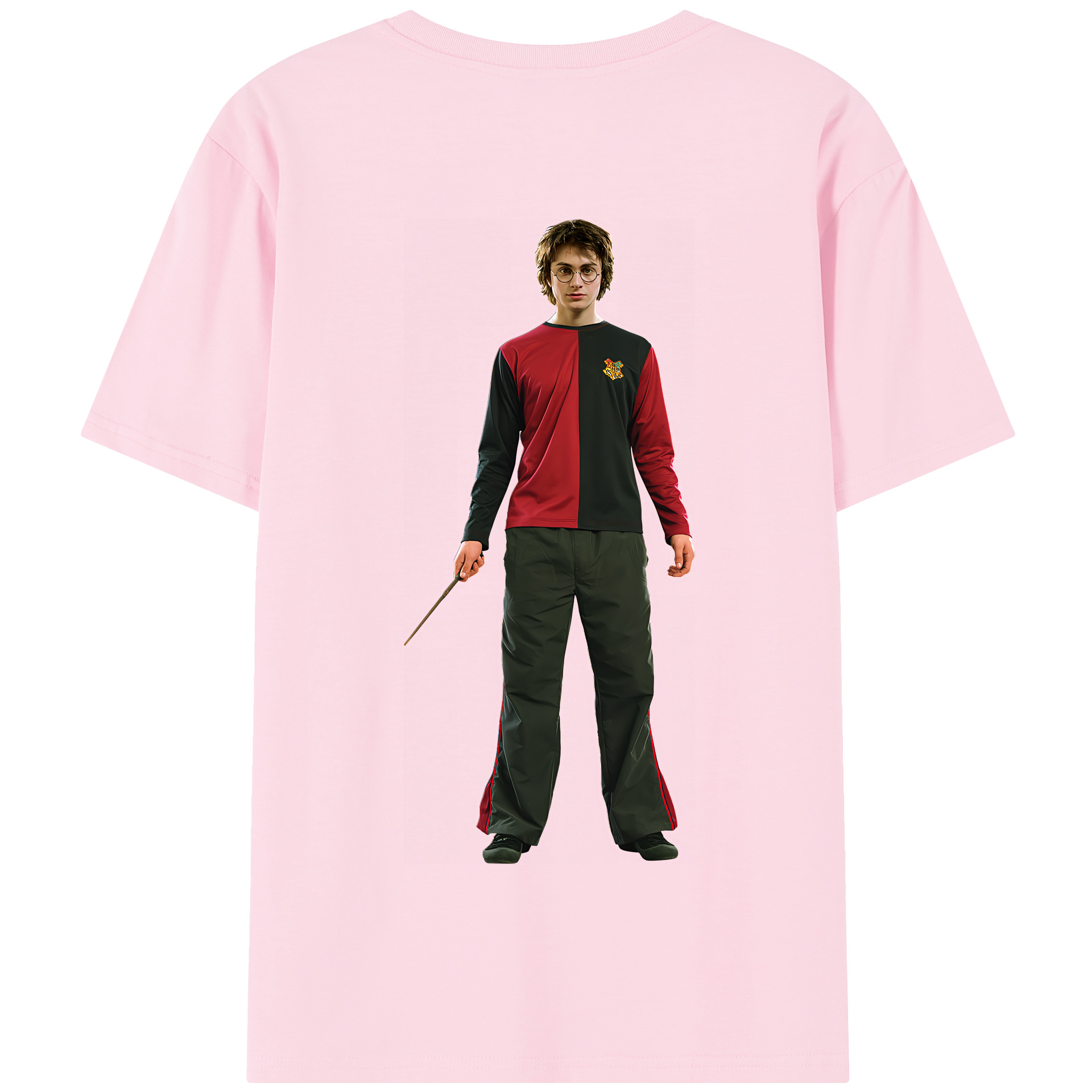 （画像用） Harry Potter ハリー・ポッターシリーズ 綿100％半袖Tシャツ（背面プリント）