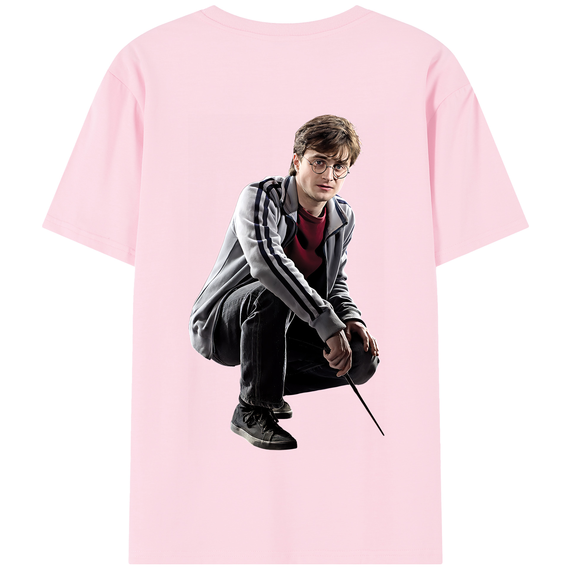 （画像用） Harry Potter ハリー・ポッターシリーズ 綿100％半袖Tシャツ（背面プリント）