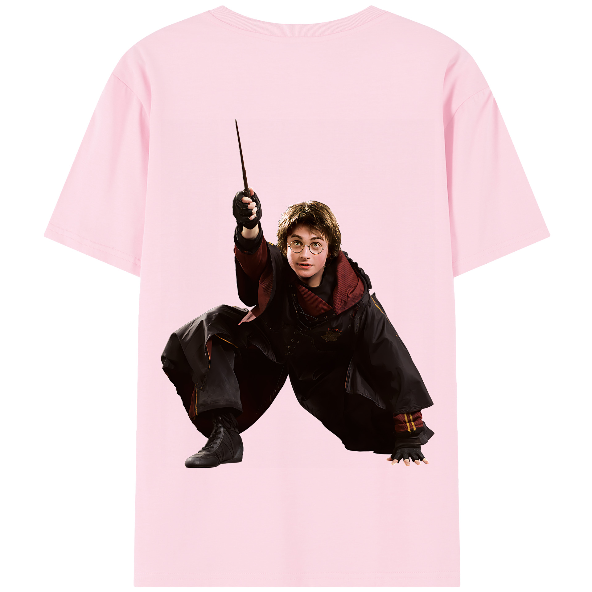 （画像用） Harry Potter ハリー・ポッターシリーズ 綿100％半袖Tシャツ（背面プリント）