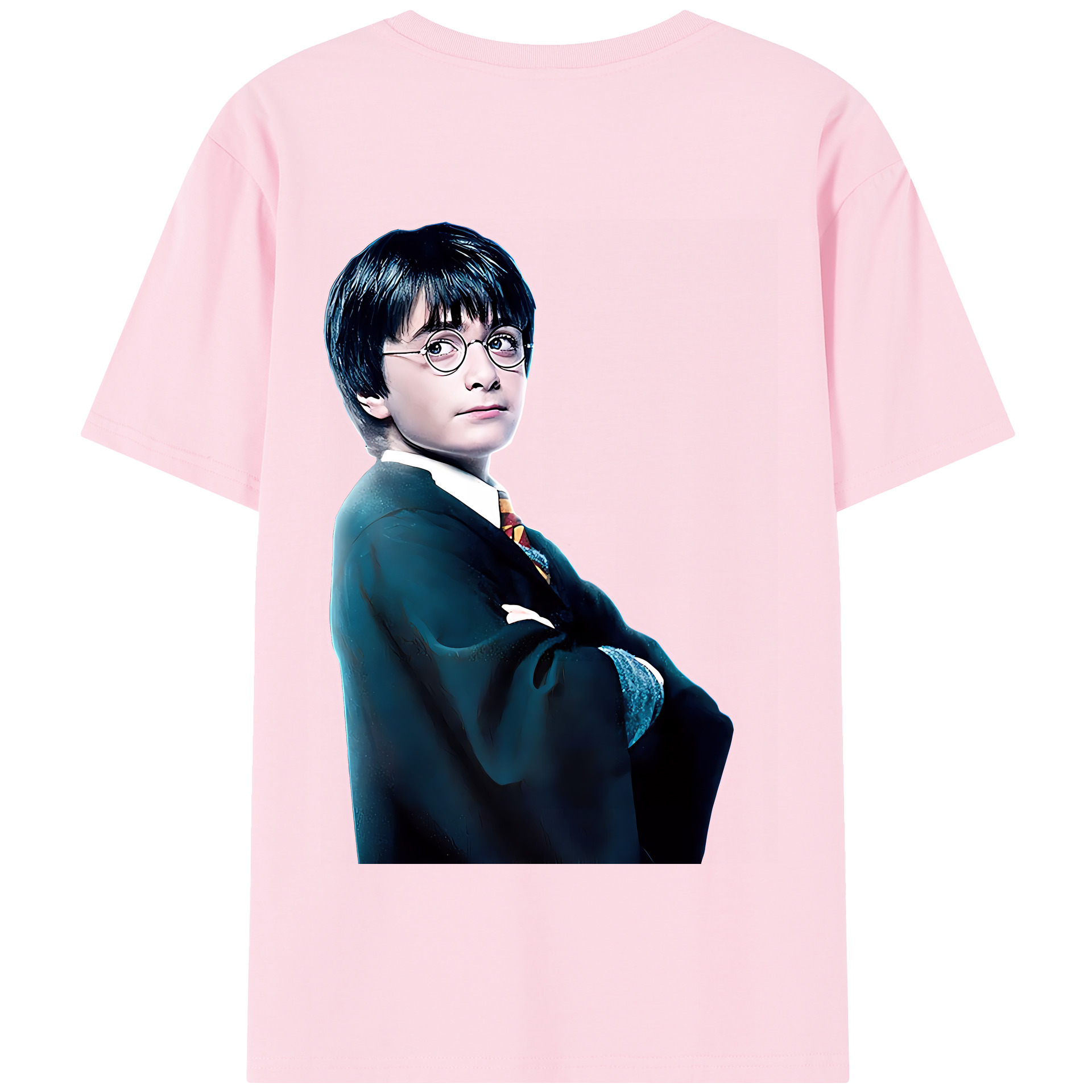 （画像用） Harry Potter ハリー・ポッターシリーズ 綿100％半袖Tシャツ（背面プリント）