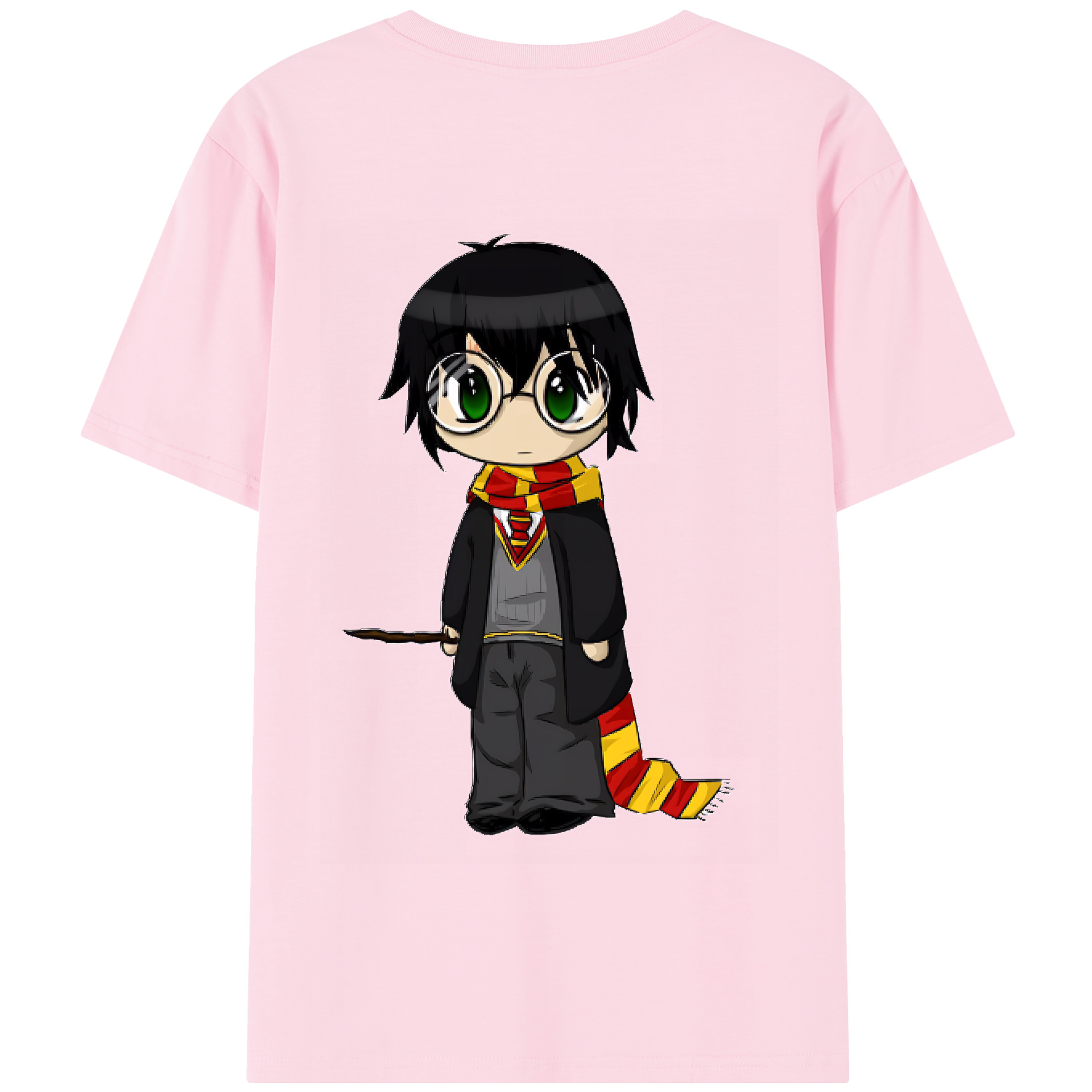（画像用） Harry Potter ハリー・ポッターシリーズ 綿100％半袖Tシャツ（背面プリント）