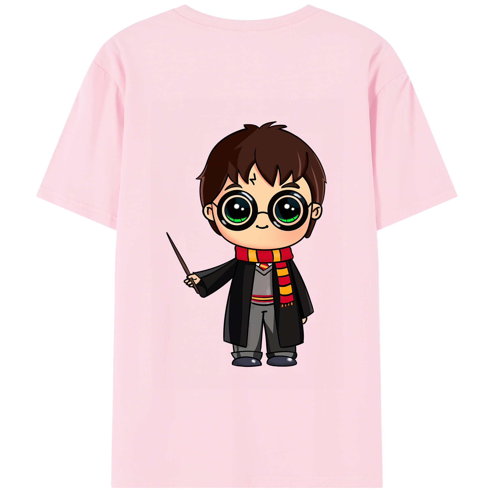 （画像用） Harry Potter ハリー・ポッターシリーズ 綿100％半袖Tシャツ（背面プリント）