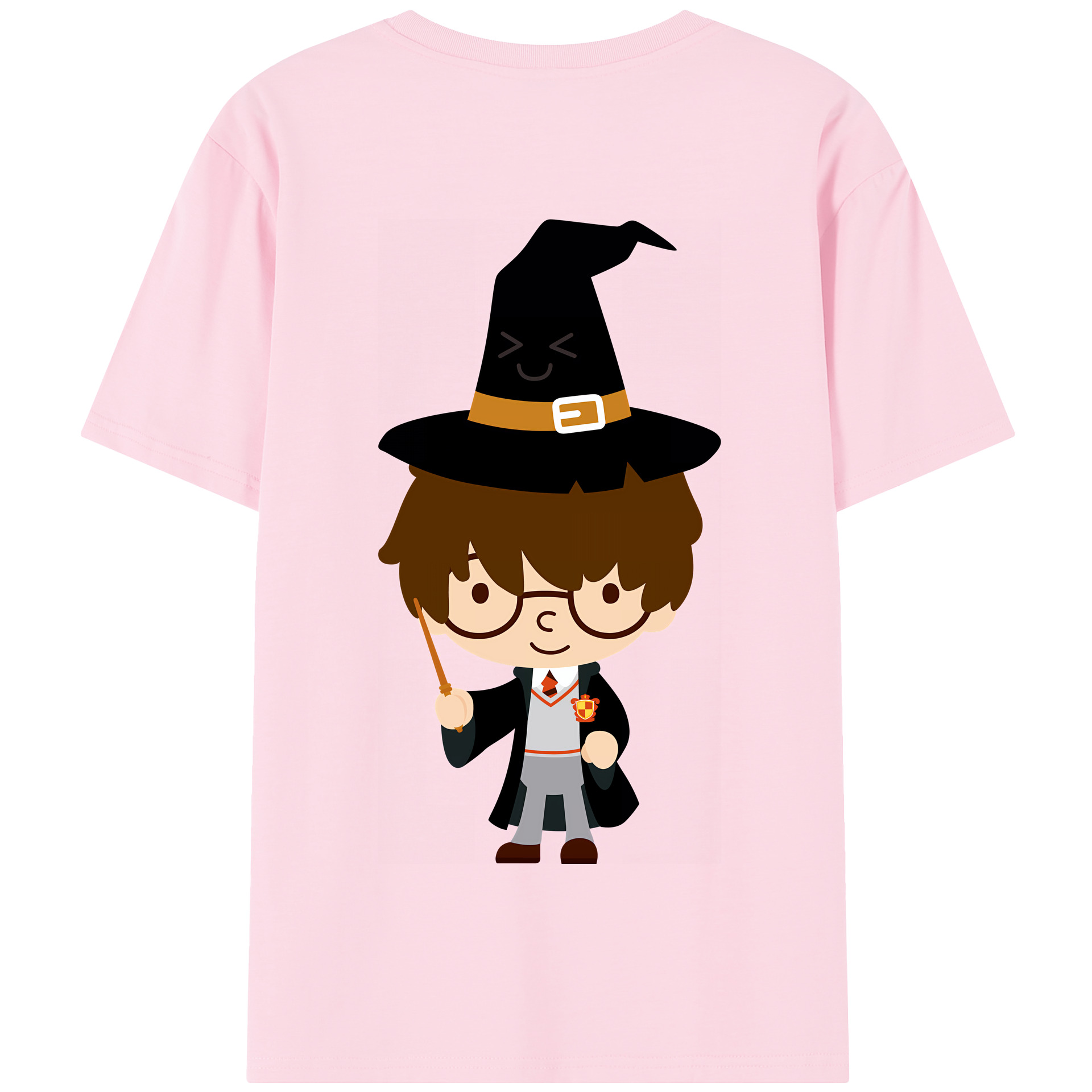 （画像用） Harry Potter ハリー・ポッターシリーズ 綿100％半袖Tシャツ（背面プリント）