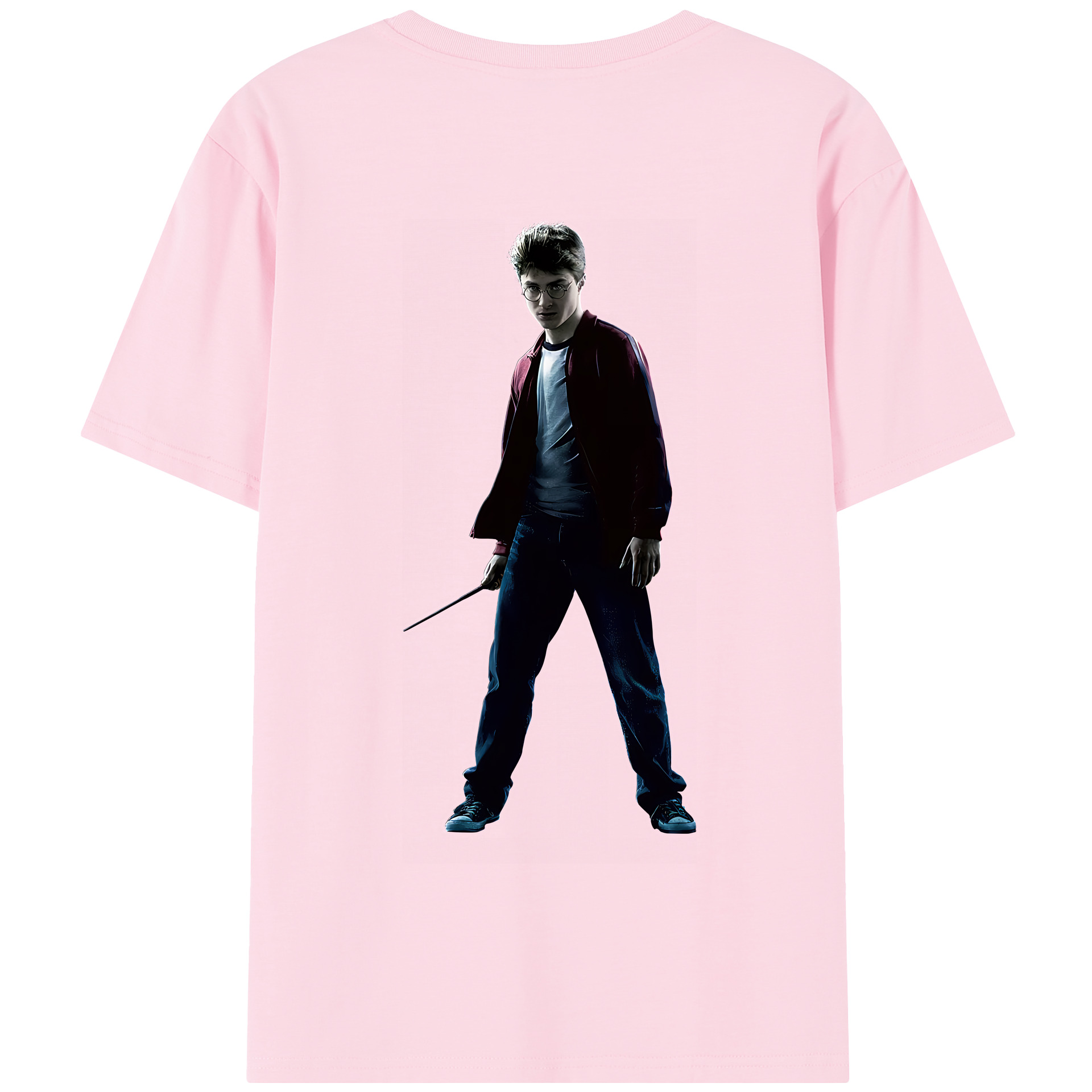 （画像用） Harry Potter ハリー・ポッターシリーズ 綿100％半袖Tシャツ（背面プリント）