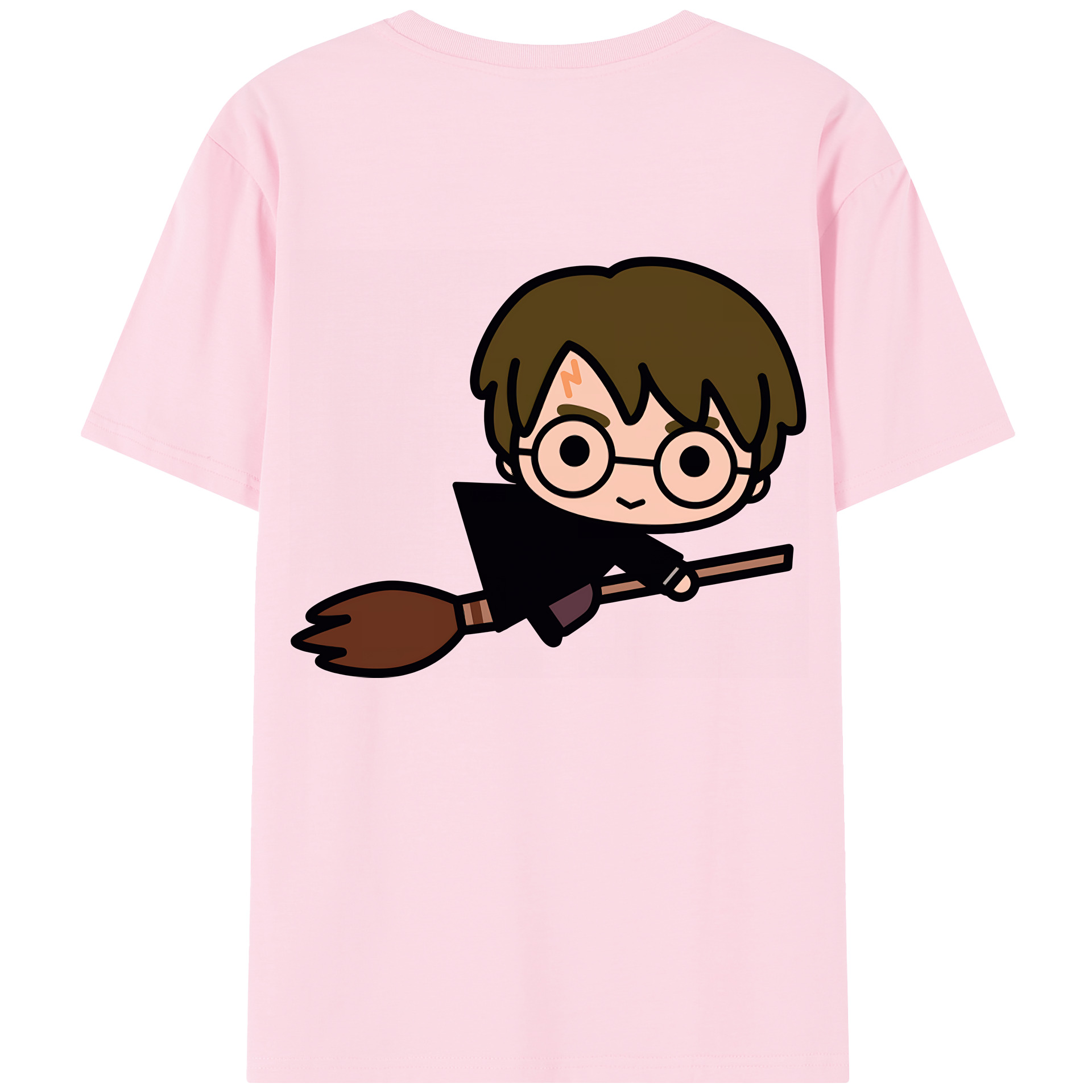 （画像用） Harry Potter ハリー・ポッターシリーズ 綿100％半袖Tシャツ（背面プリント）