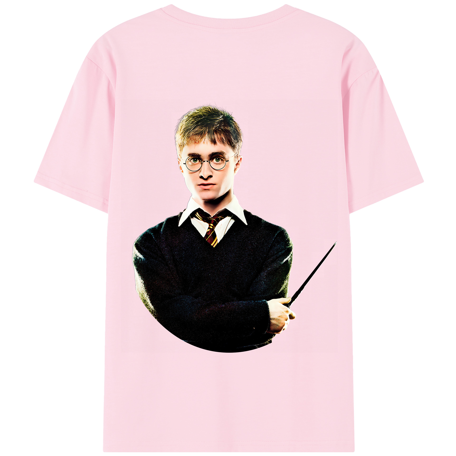 （画像用） Harry Potter ハリー・ポッターシリーズ 綿100％半袖Tシャツ（背面プリント）