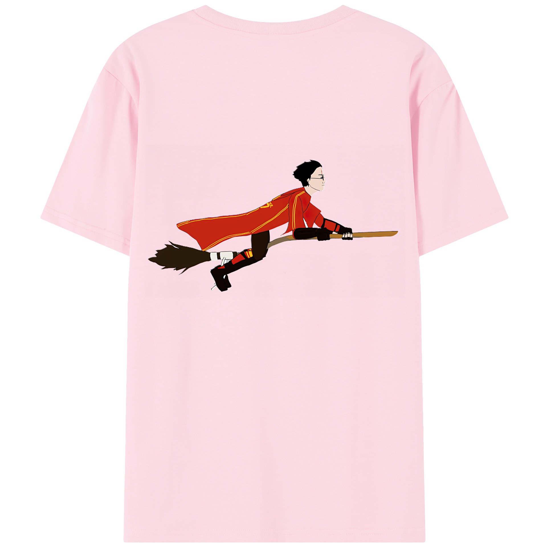 （画像用） Harry Potter ハリー・ポッターシリーズ 綿100％半袖Tシャツ（背面プリント）