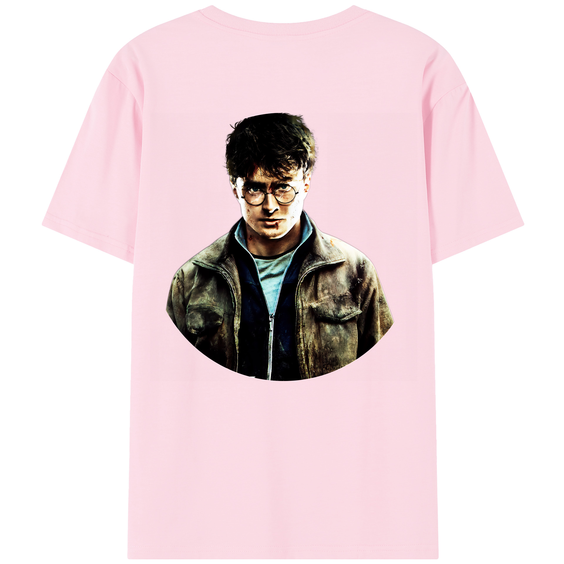 （画像用） Harry Potter ハリー・ポッターシリーズ 綿100％半袖Tシャツ（背面プリント）