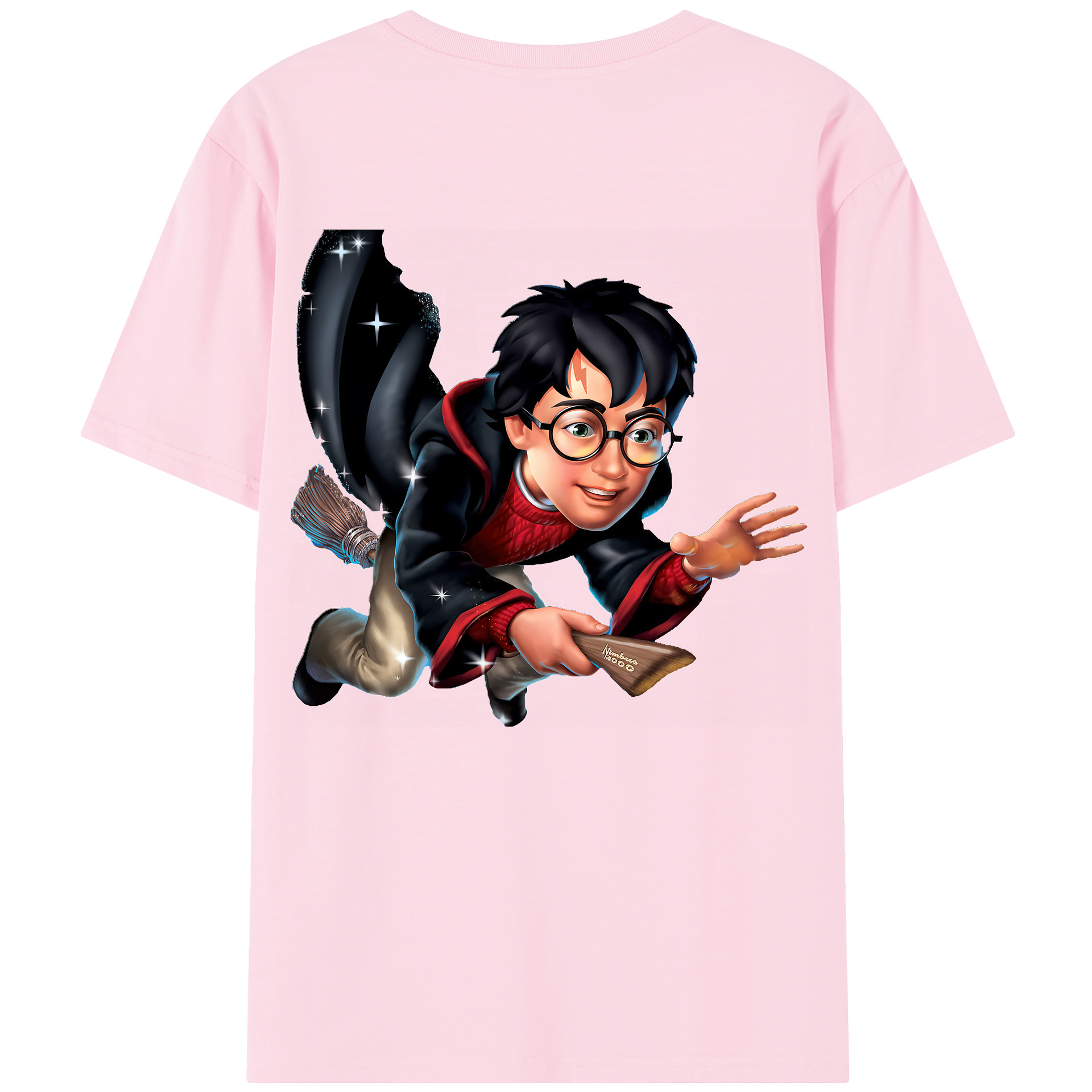 （画像用） Harry Potter ハリー・ポッターシリーズ 綿100％半袖Tシャツ（背面プリント）