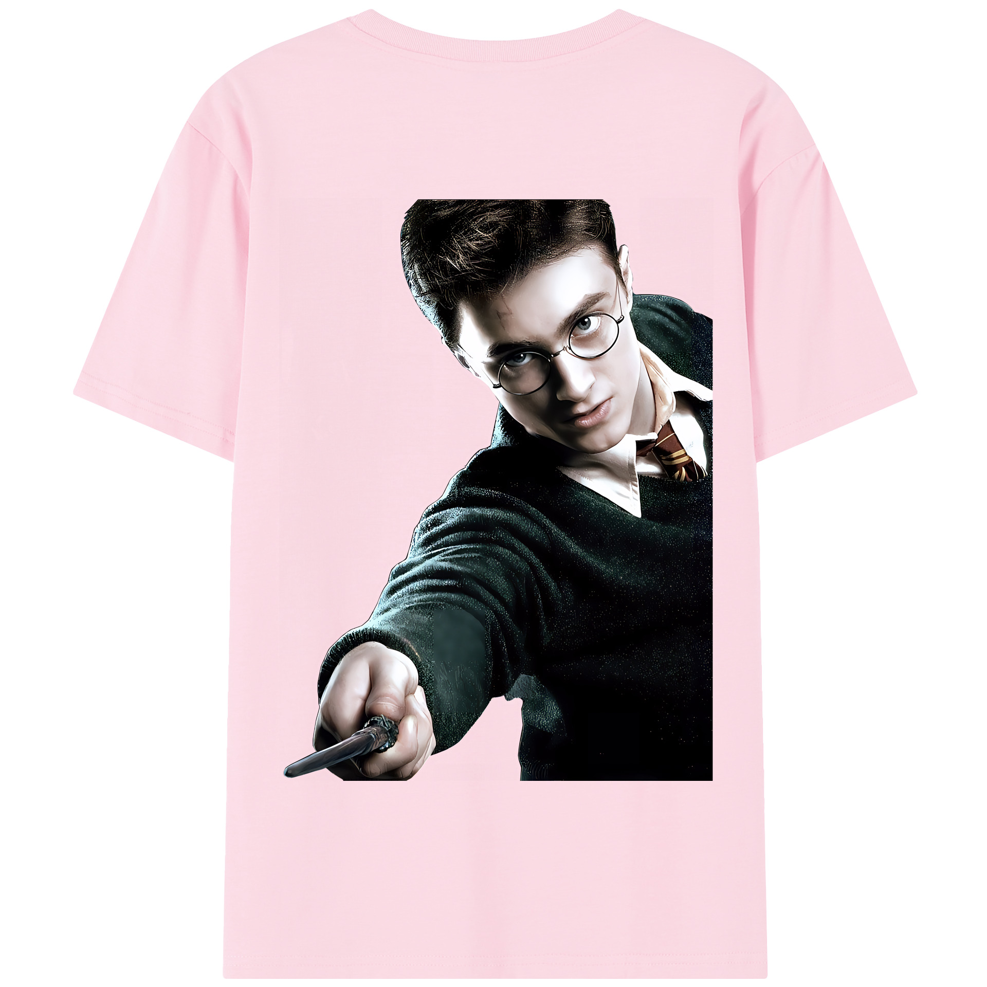 （画像用） Harry Potter ハリー・ポッターシリーズ 綿100％半袖Tシャツ（背面プリント）