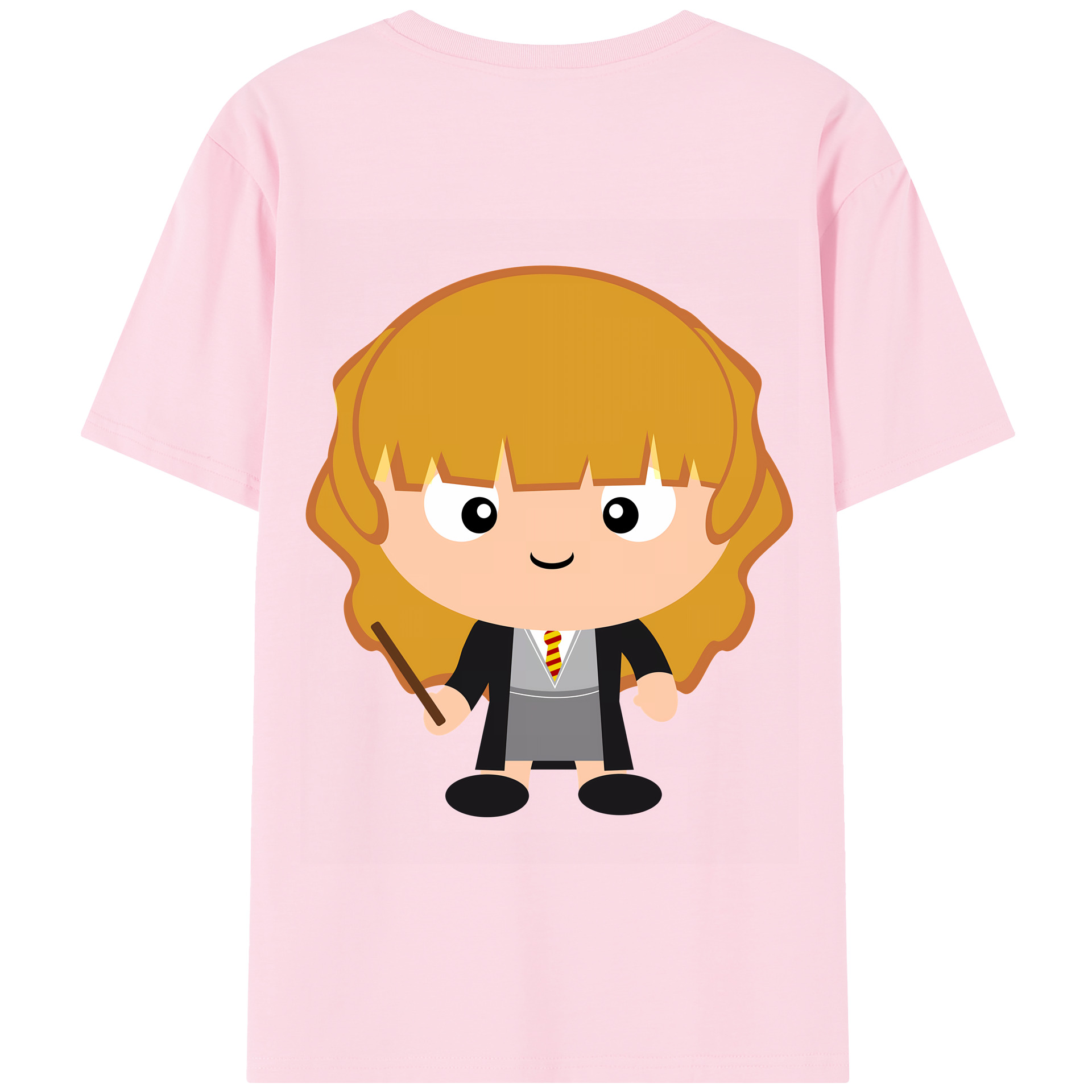 （画像用） Harry Potter ハリー・ポッターシリーズ 綿100％半袖Tシャツ（背面プリント）