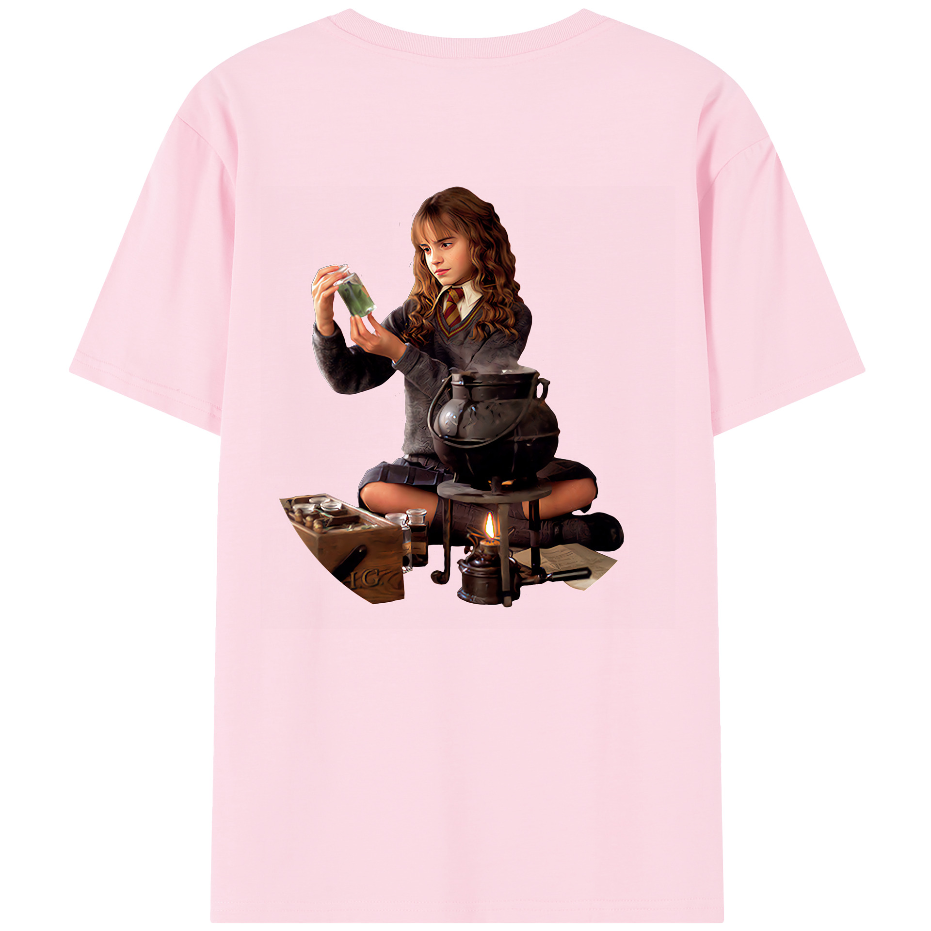 （画像用） Harry Potter ハリー・ポッターシリーズ 綿100％半袖Tシャツ（背面プリント）