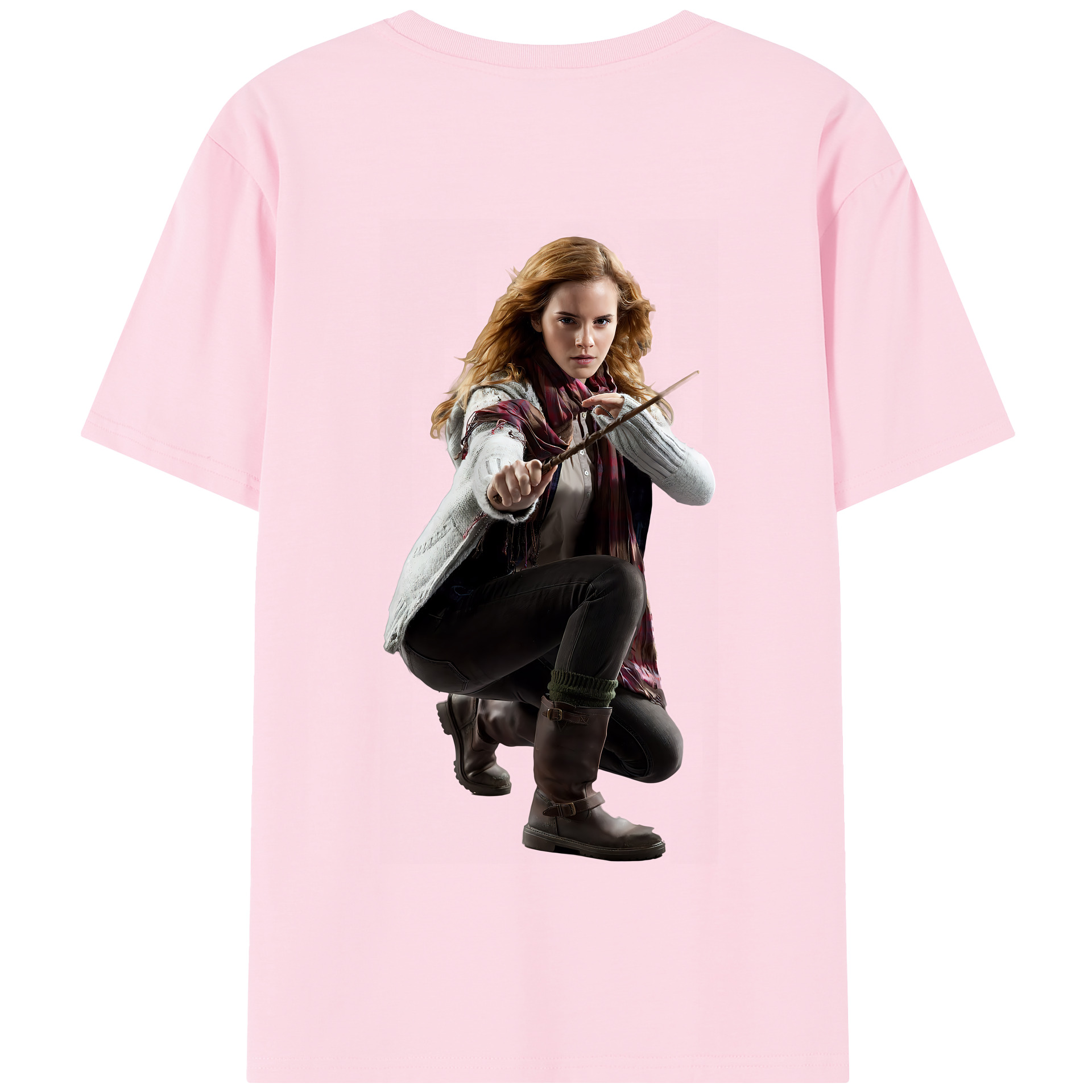 （画像用） Harry Potter ハリー・ポッターシリーズ 綿100％半袖Tシャツ（背面プリント）