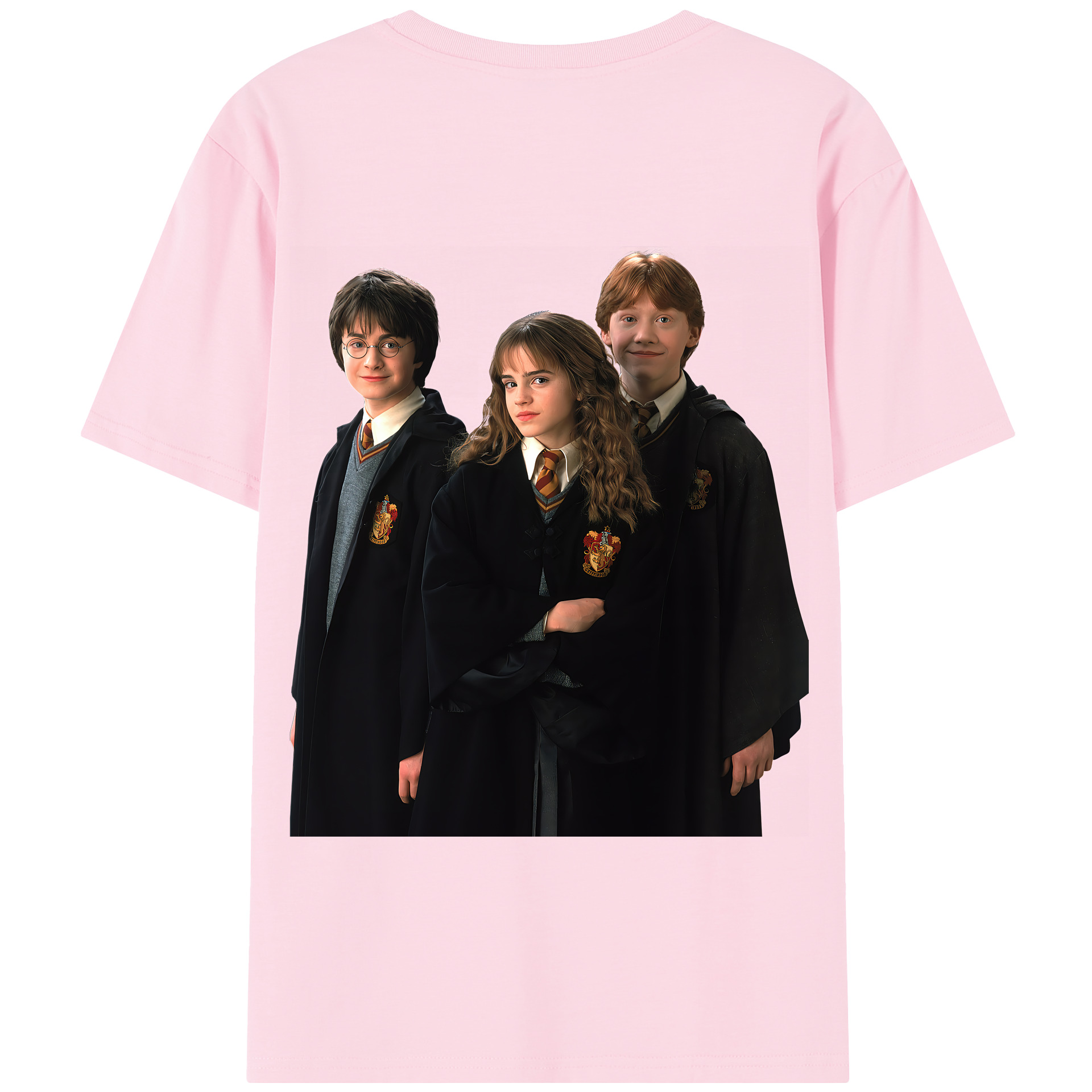 （画像用） Harry Potter ハリー・ポッターシリーズ 綿100％半袖Tシャツ（背面プリント）