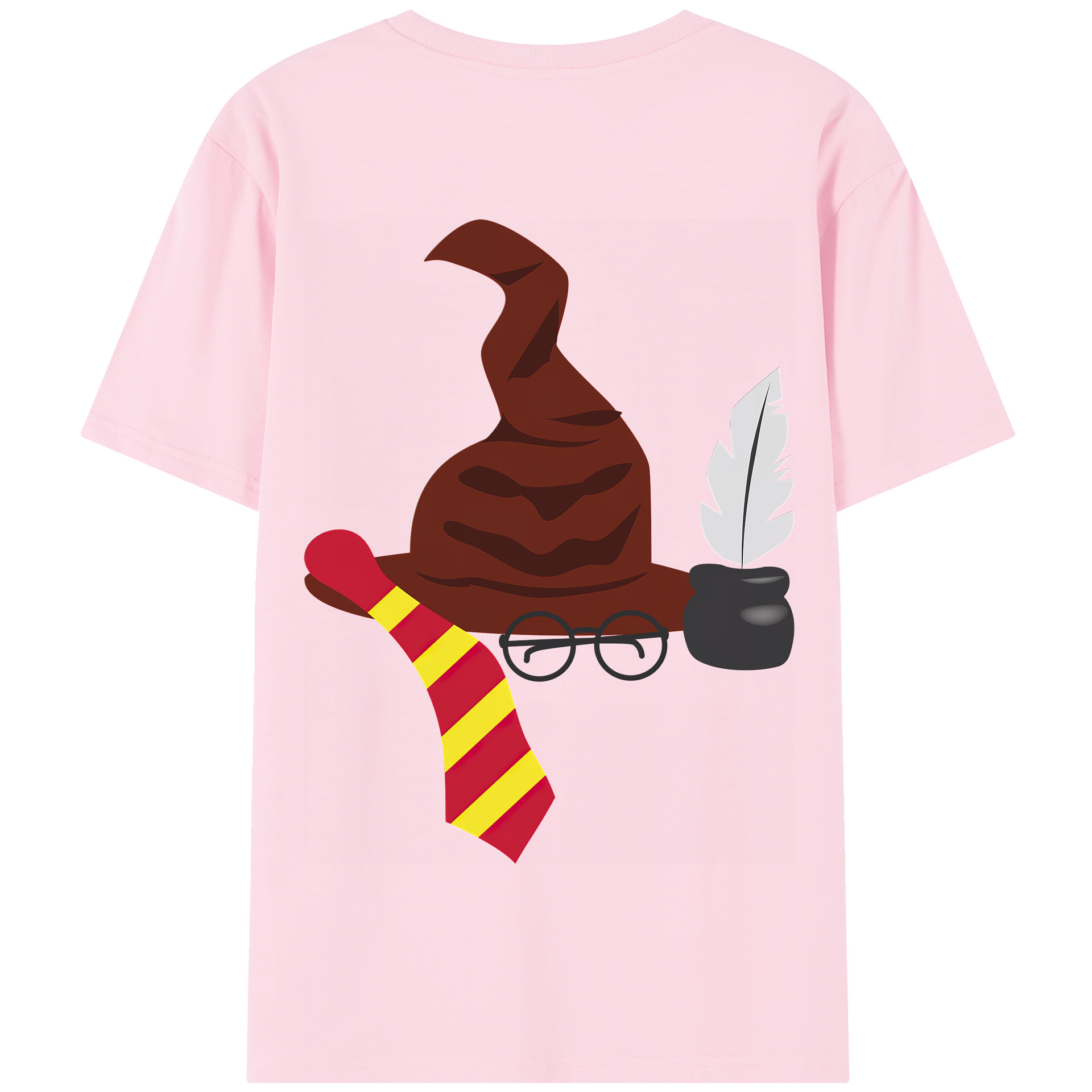 （画像用） Harry Potter ハリー・ポッターシリーズ 綿100％半袖Tシャツ（背面プリント）