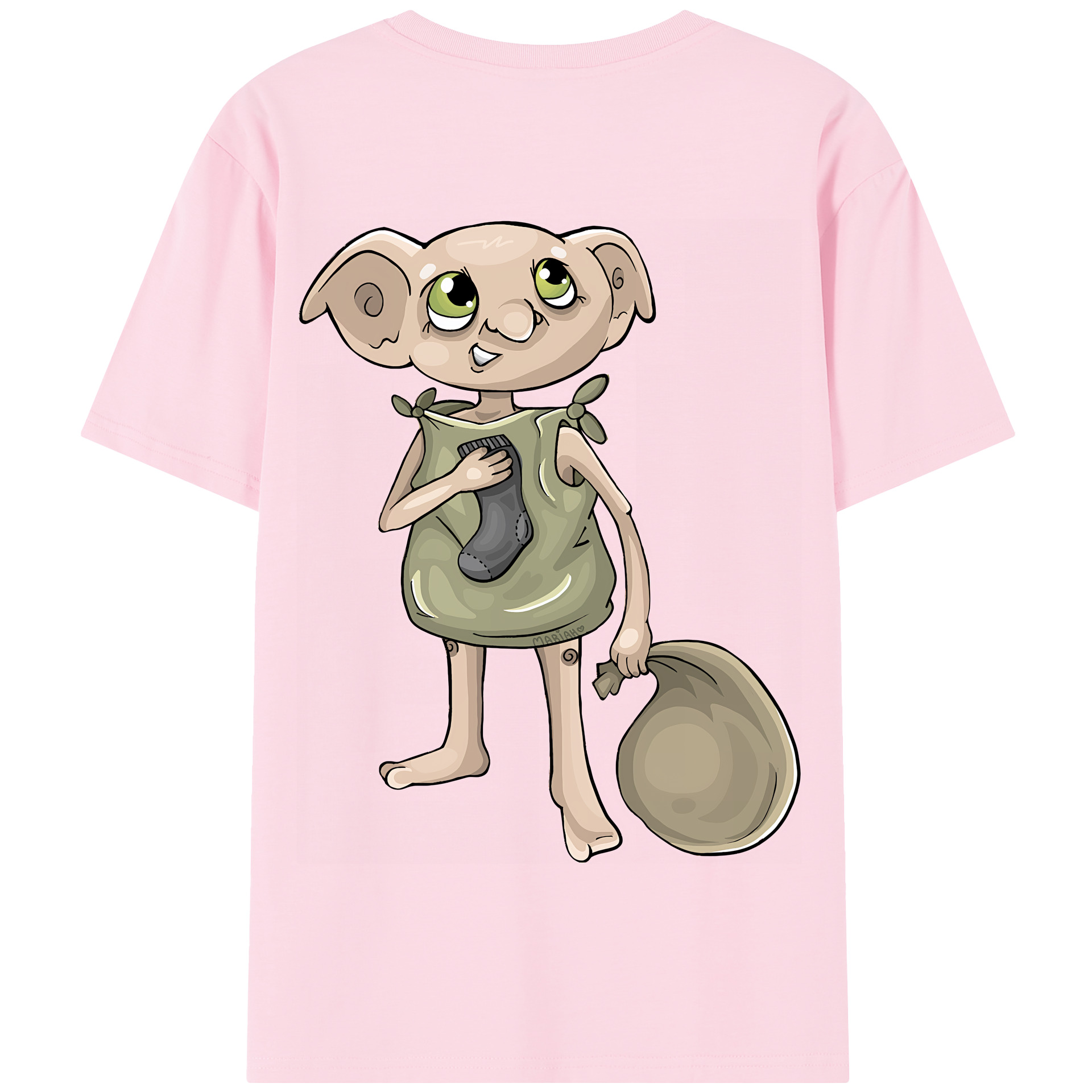 （画像用） Harry Potter ハリー・ポッターシリーズ 綿100％半袖Tシャツ（背面プリント）