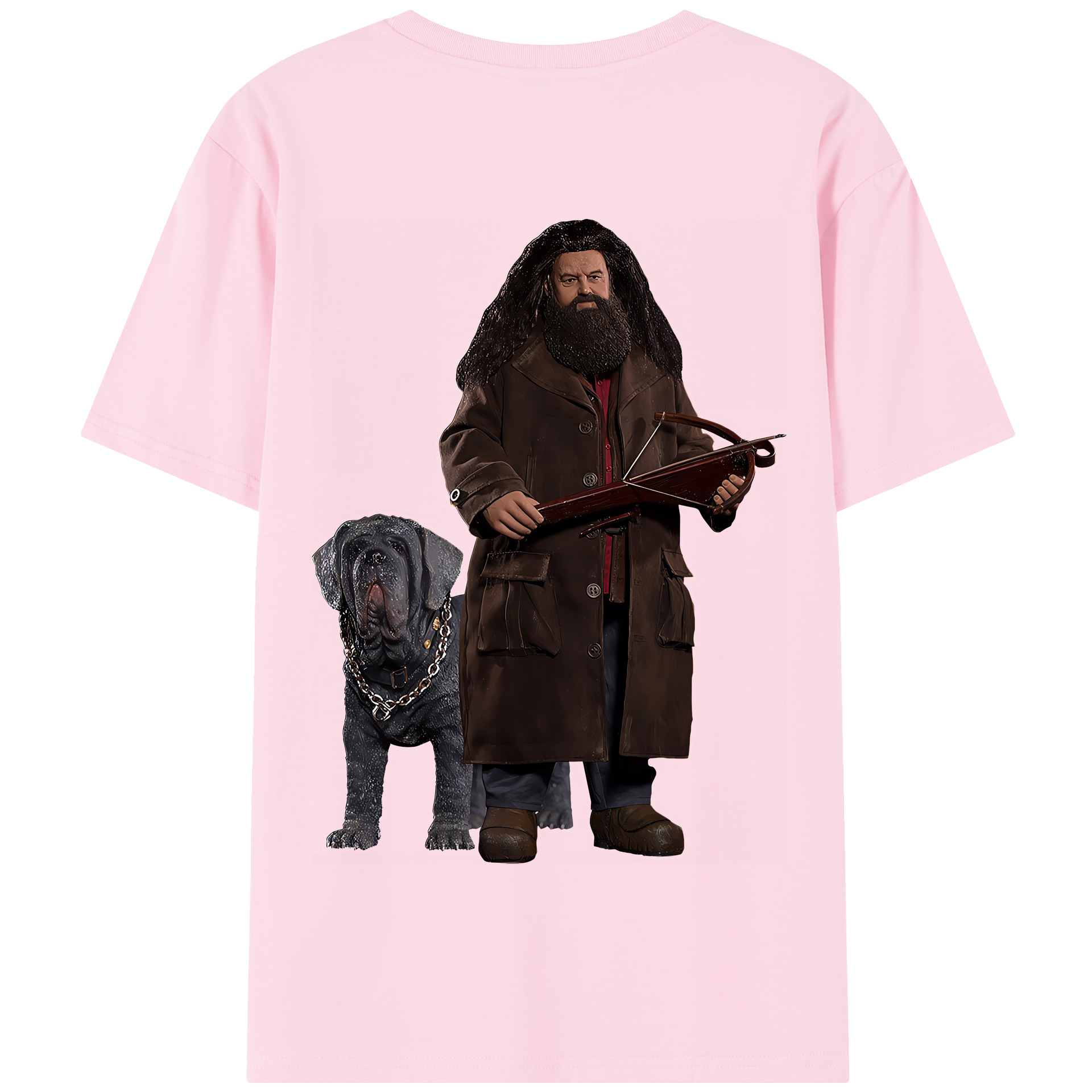 （画像用） Harry Potter ハリー・ポッターシリーズ 綿100％半袖Tシャツ（背面プリント）