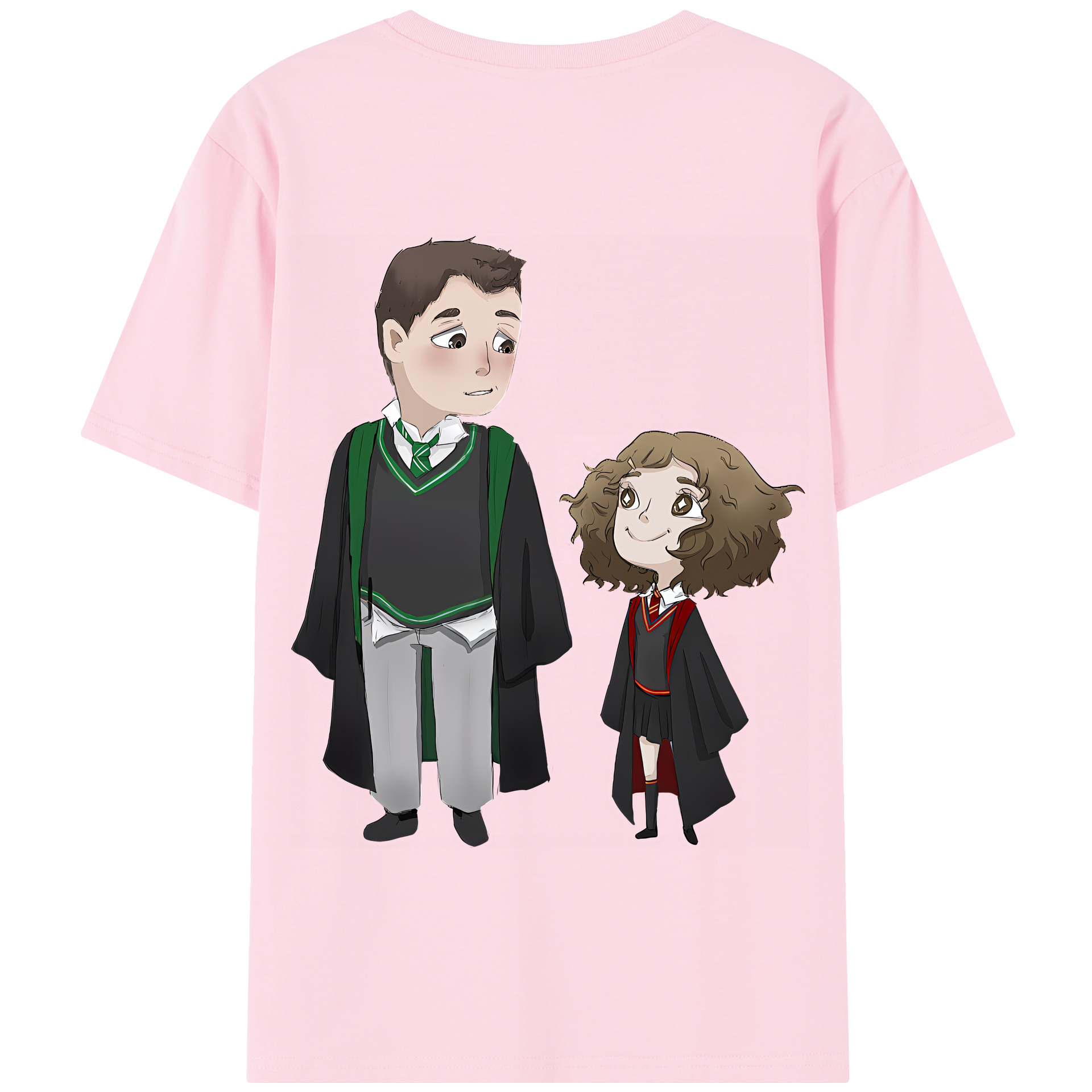（画像用） Harry Potter ハリー・ポッターシリーズ 綿100％半袖Tシャツ（背面プリント）