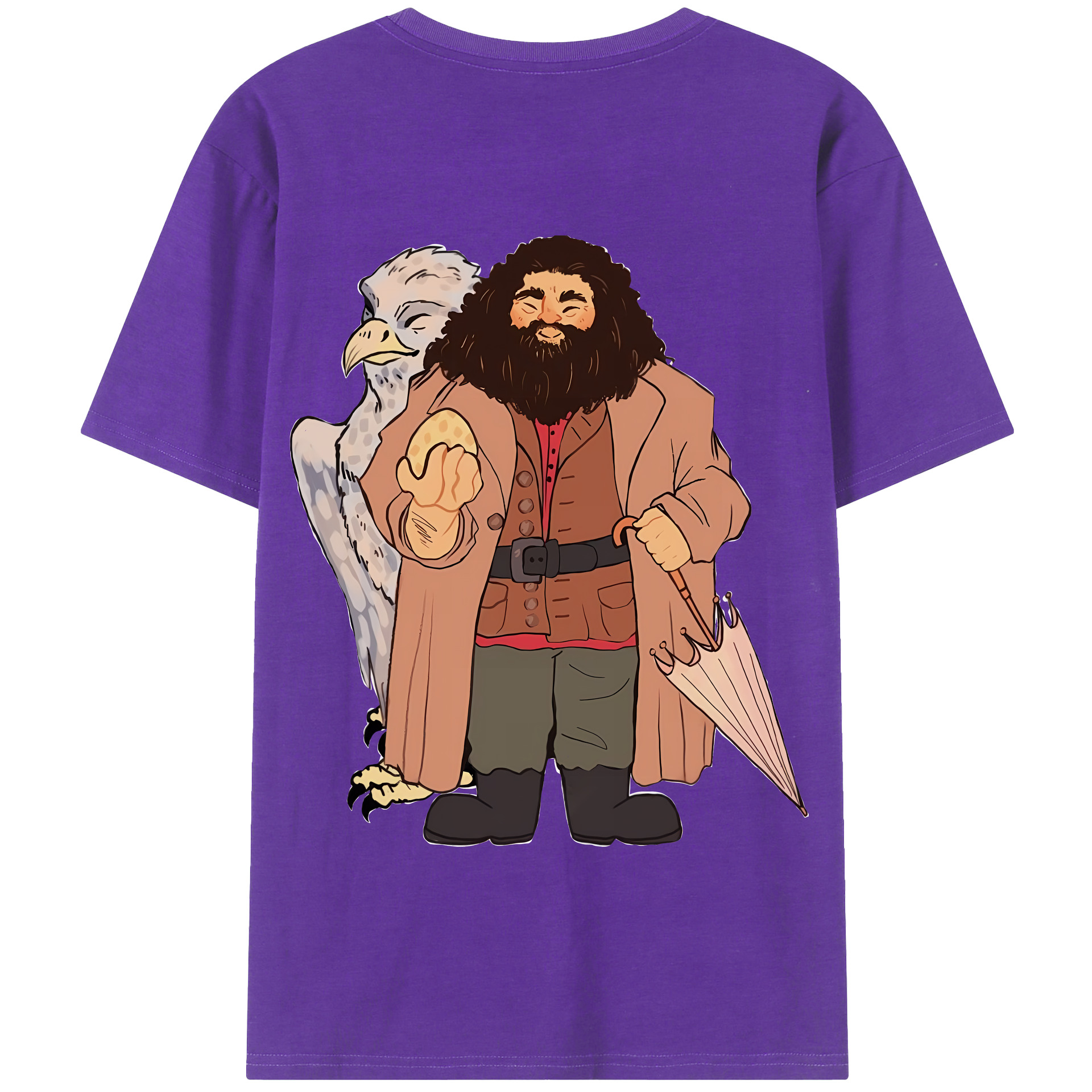 （画像用） Harry Potter ハリー・ポッターシリーズ 綿100％半袖Tシャツ（背面プリント）