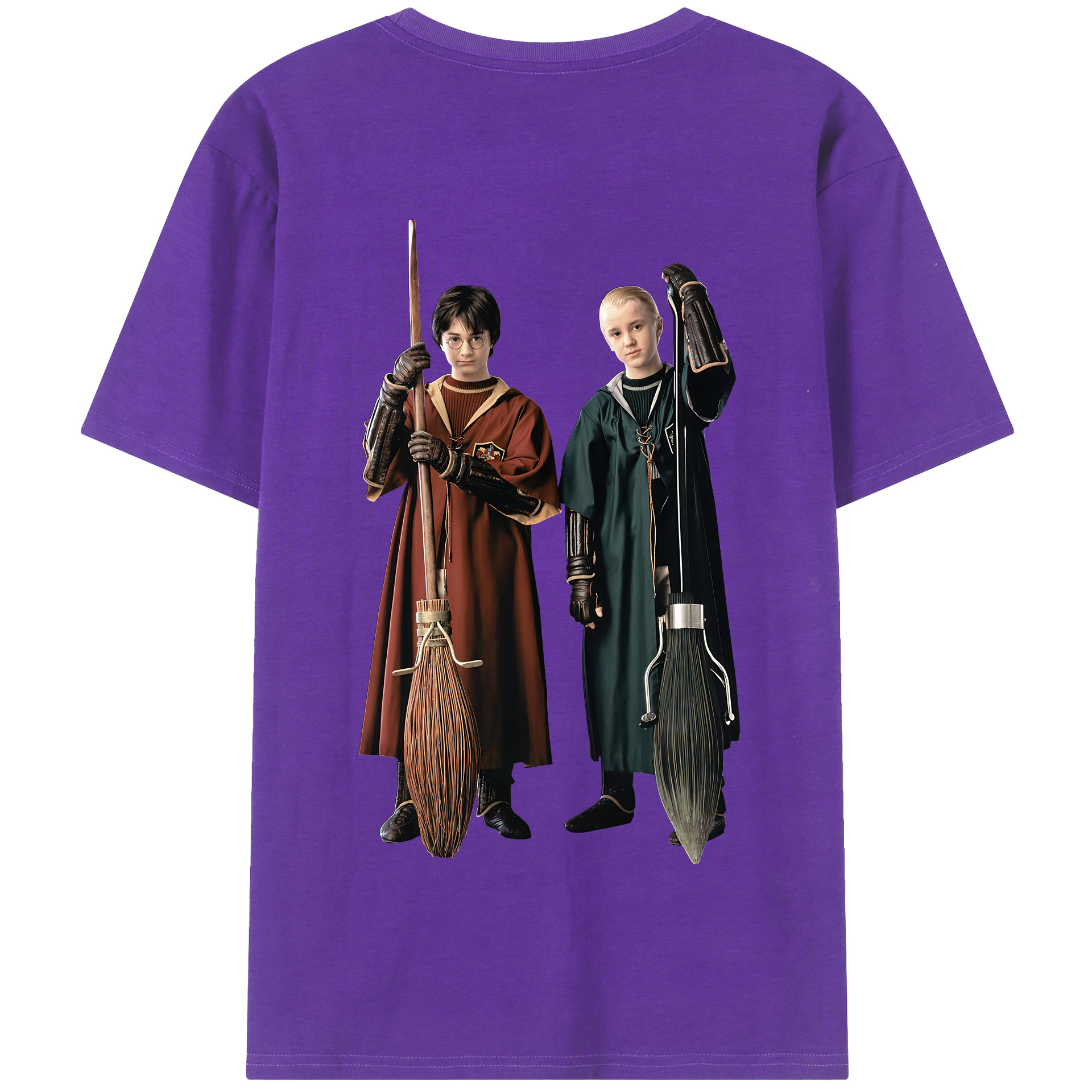 （画像用） Harry Potter ハリー・ポッターシリーズ 綿100％半袖Tシャツ（背面プリント）