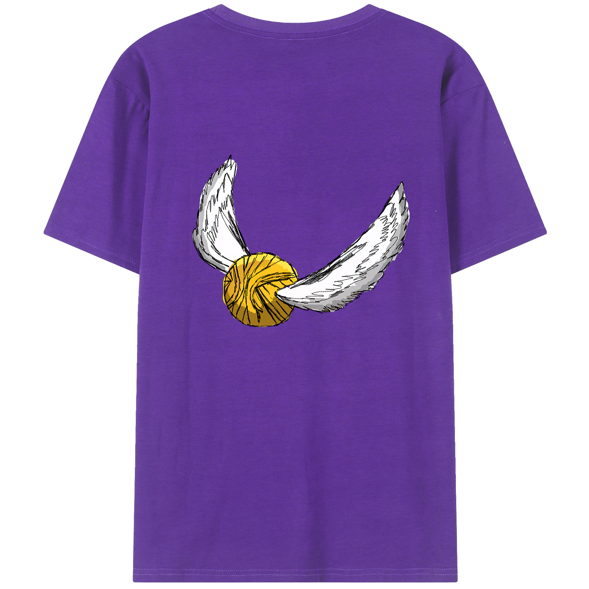 （画像用） Harry Potter ハリー・ポッターシリーズ 綿100％半袖Tシャツ（背面プリント）